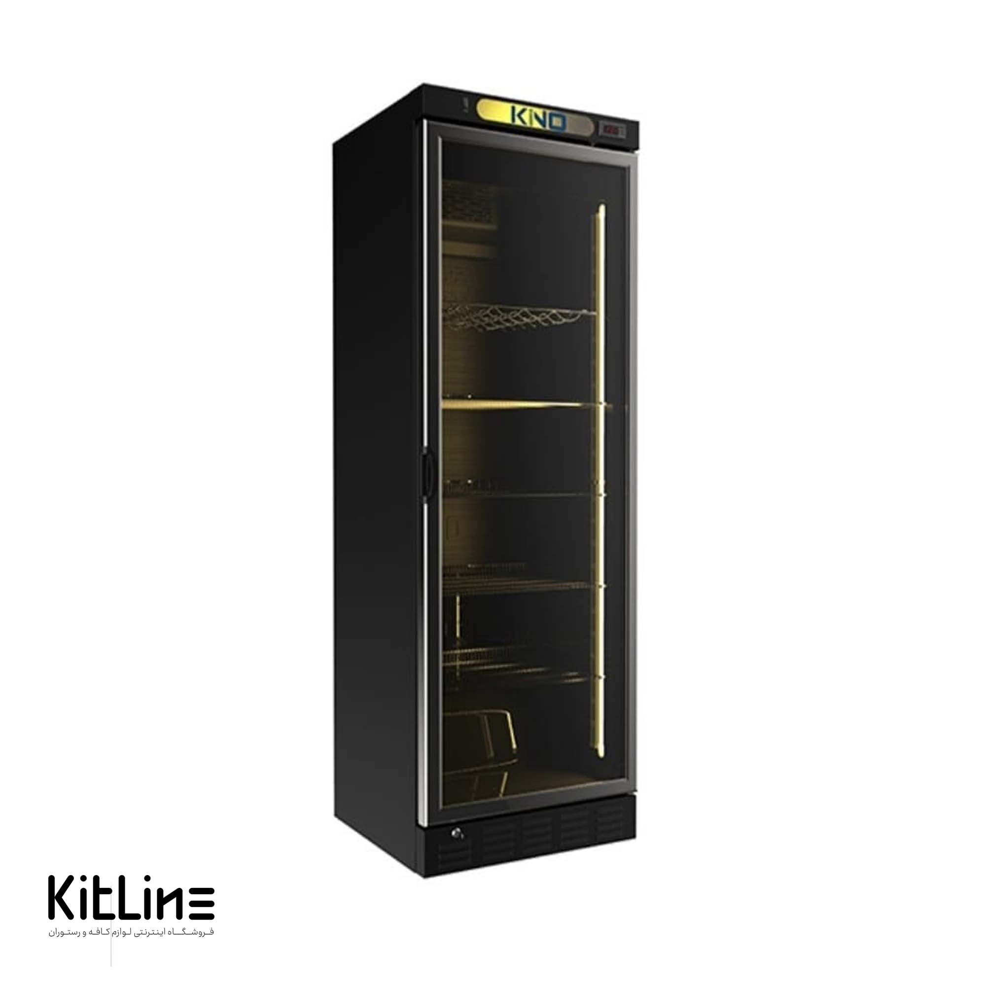 يخچال ویترینی تک درب کینو (Kino) مدل KR615WLBL-1D