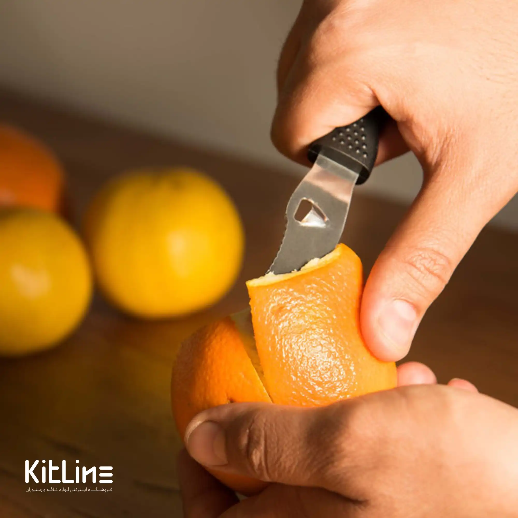 پوست کن مرکبات استیل ۱۷ سانتیمتری ایسل - تصویر 4