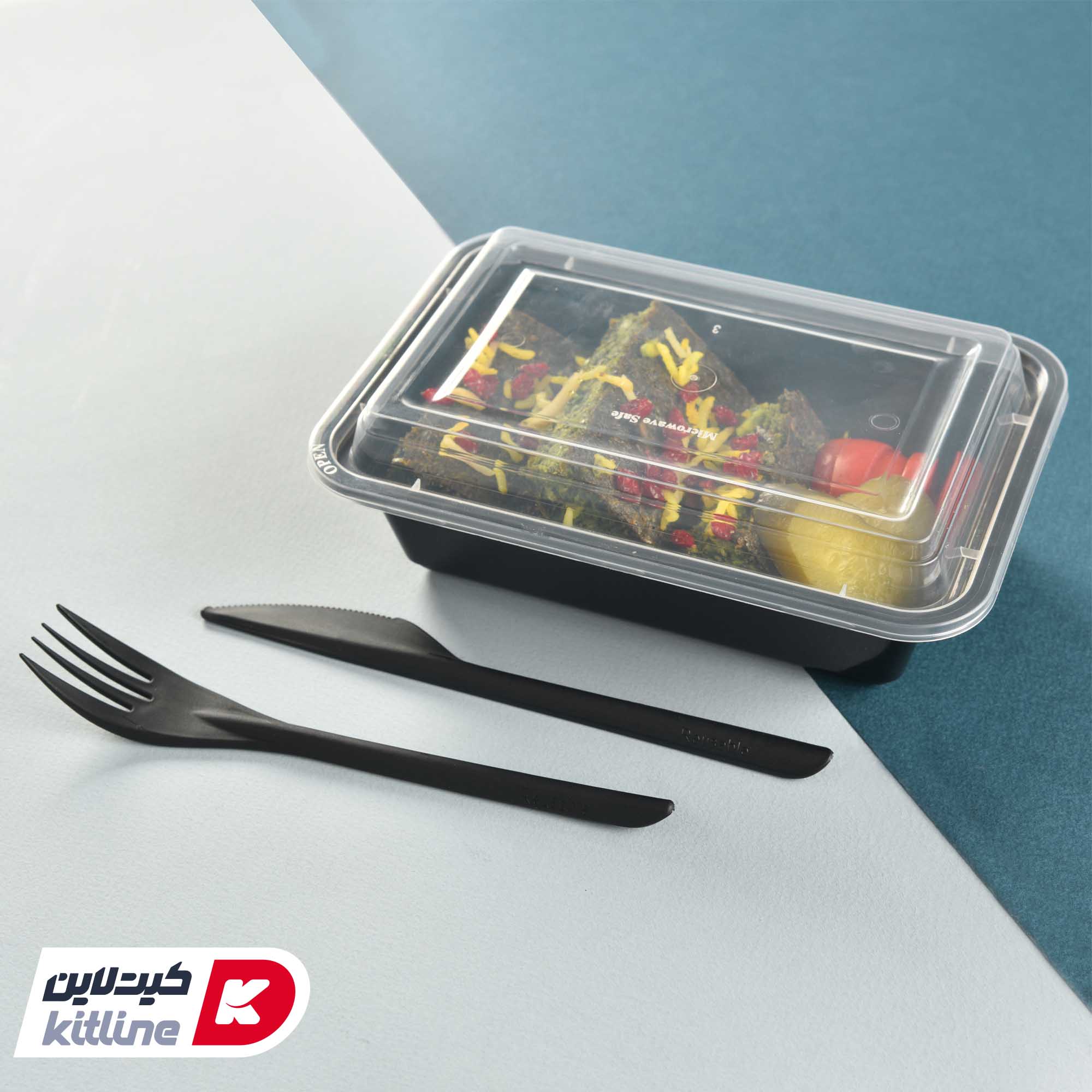 کارد یکبار مصرف ۱۷ سانتیمتری مشکی مات (کارتن ۱۰۰۰ عددی) - تصویر 5