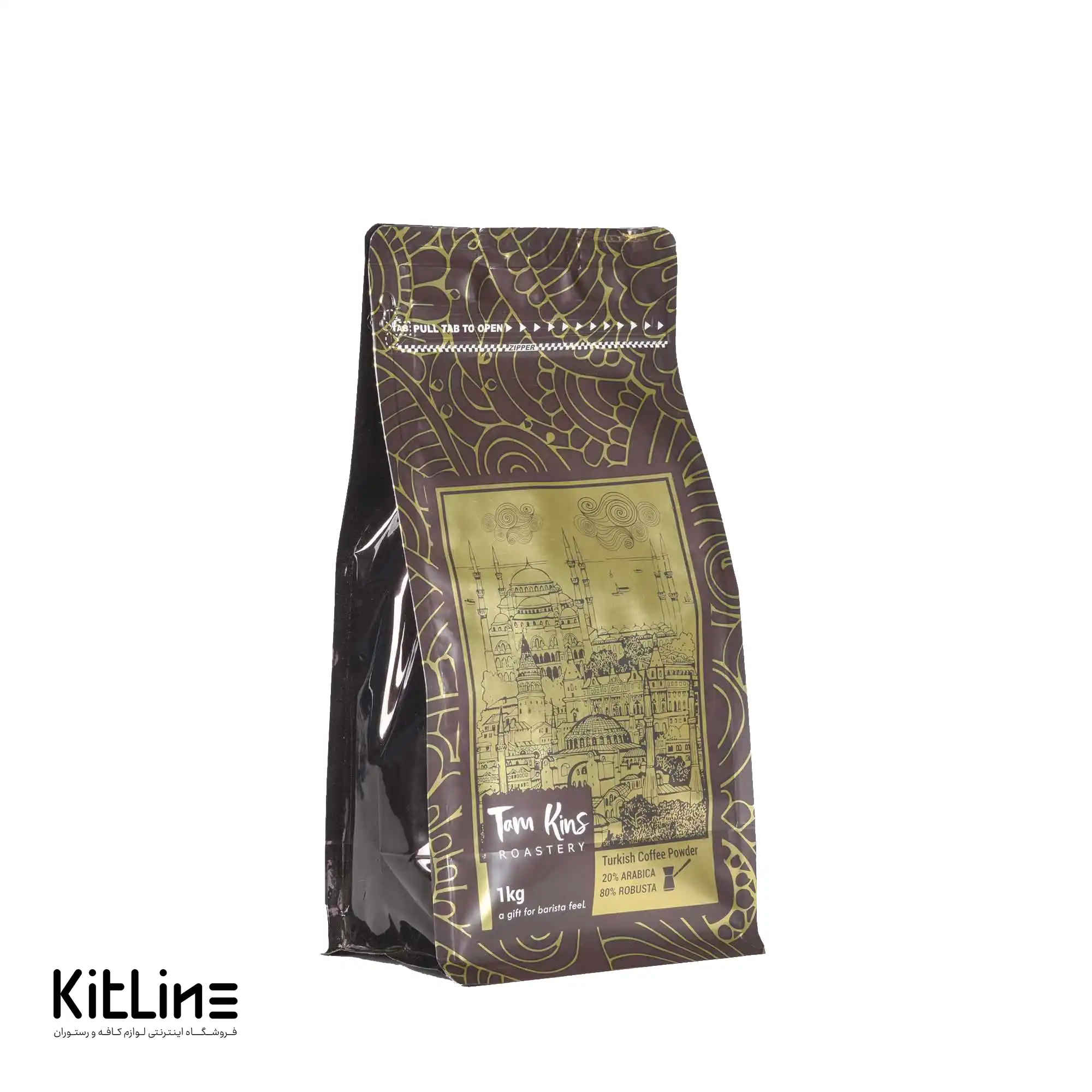 پودر قهوه ترک لایت تام کینز ۱ کیلوگرمی