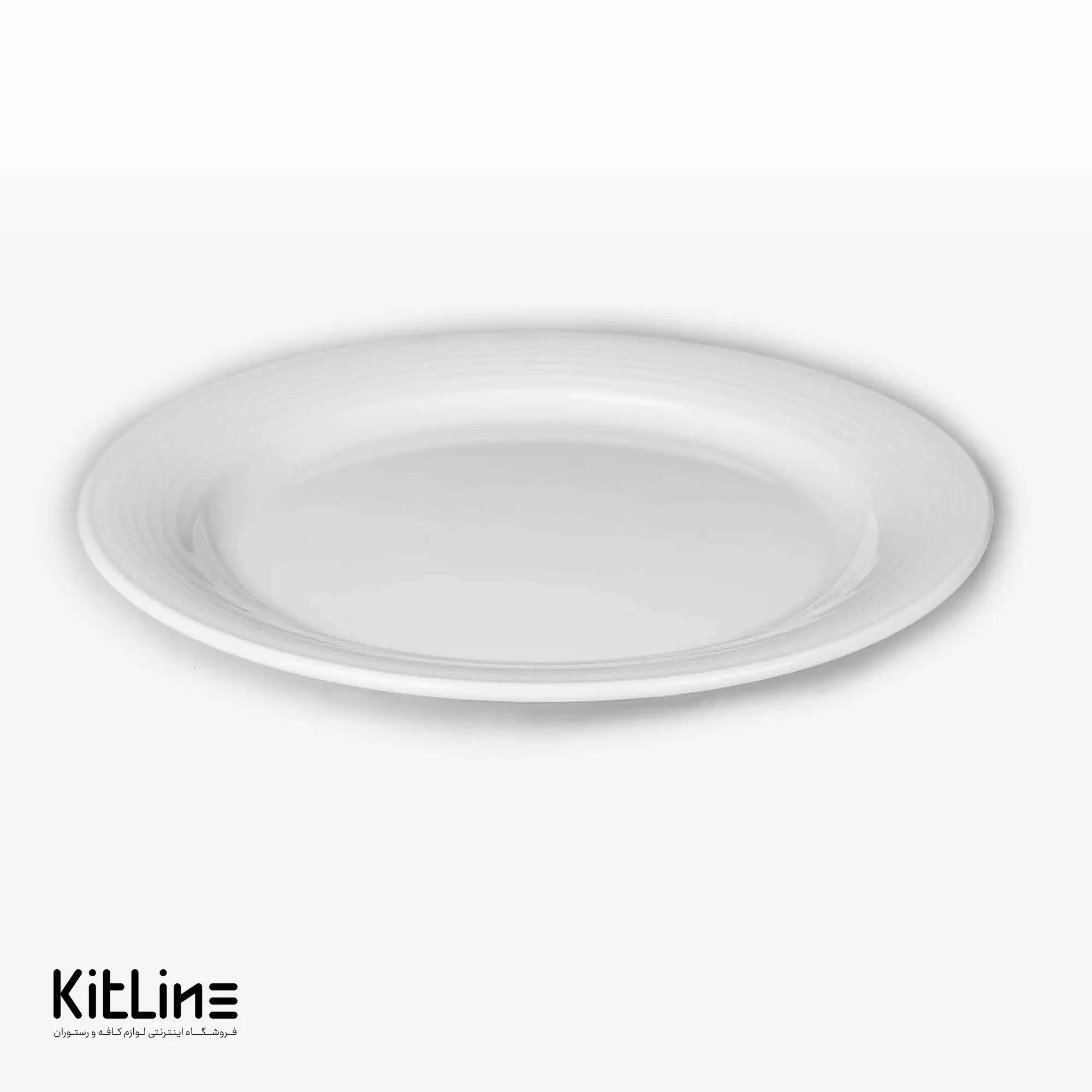 بشقاب چینی هتلی ۲۷ سانتیمتری زرین