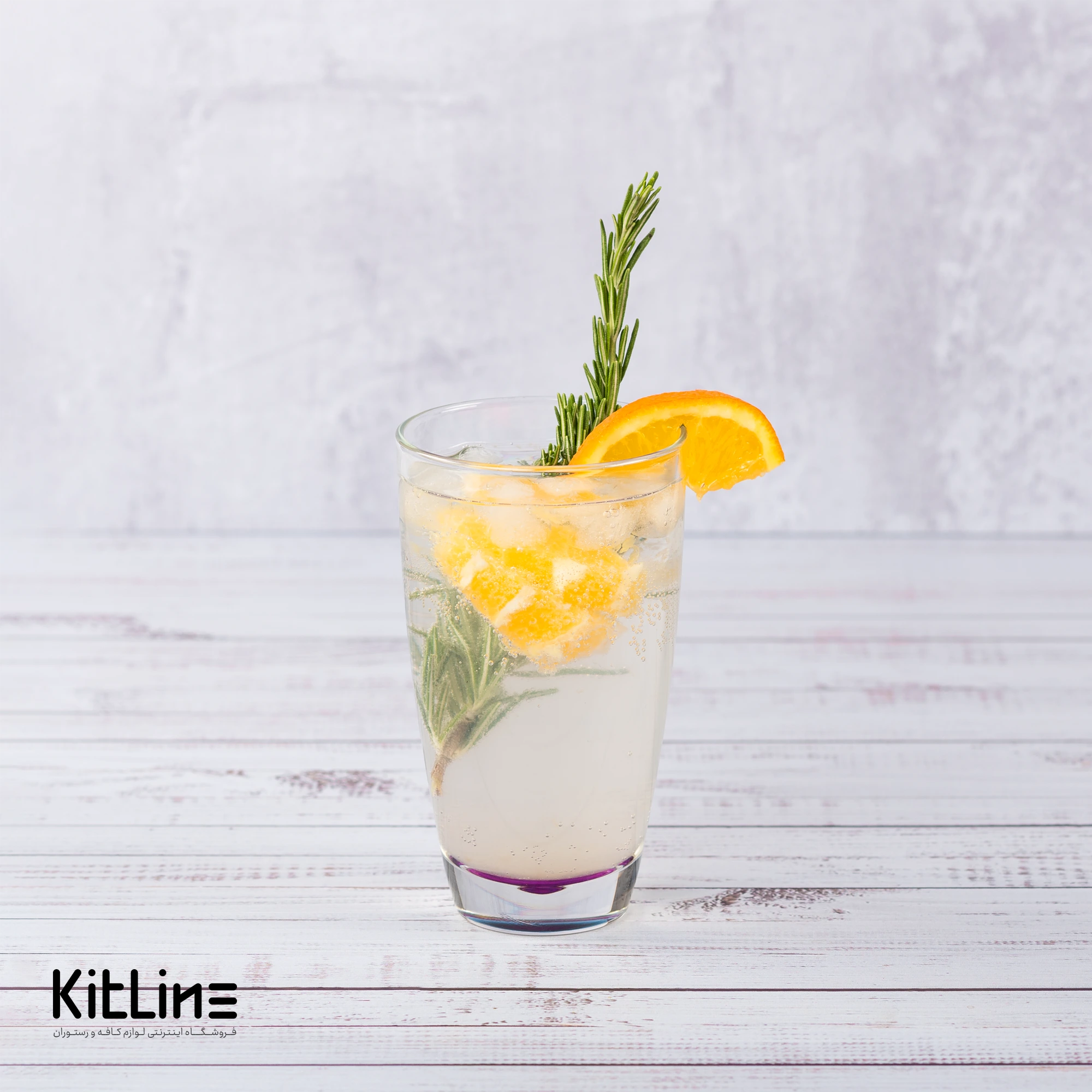 لیوان شیشه ای ۳۷۰ میلیلیتری دکاور مدل آلپی اچ بی کف بنفش (ست ۳ عددی) - تصویر 3