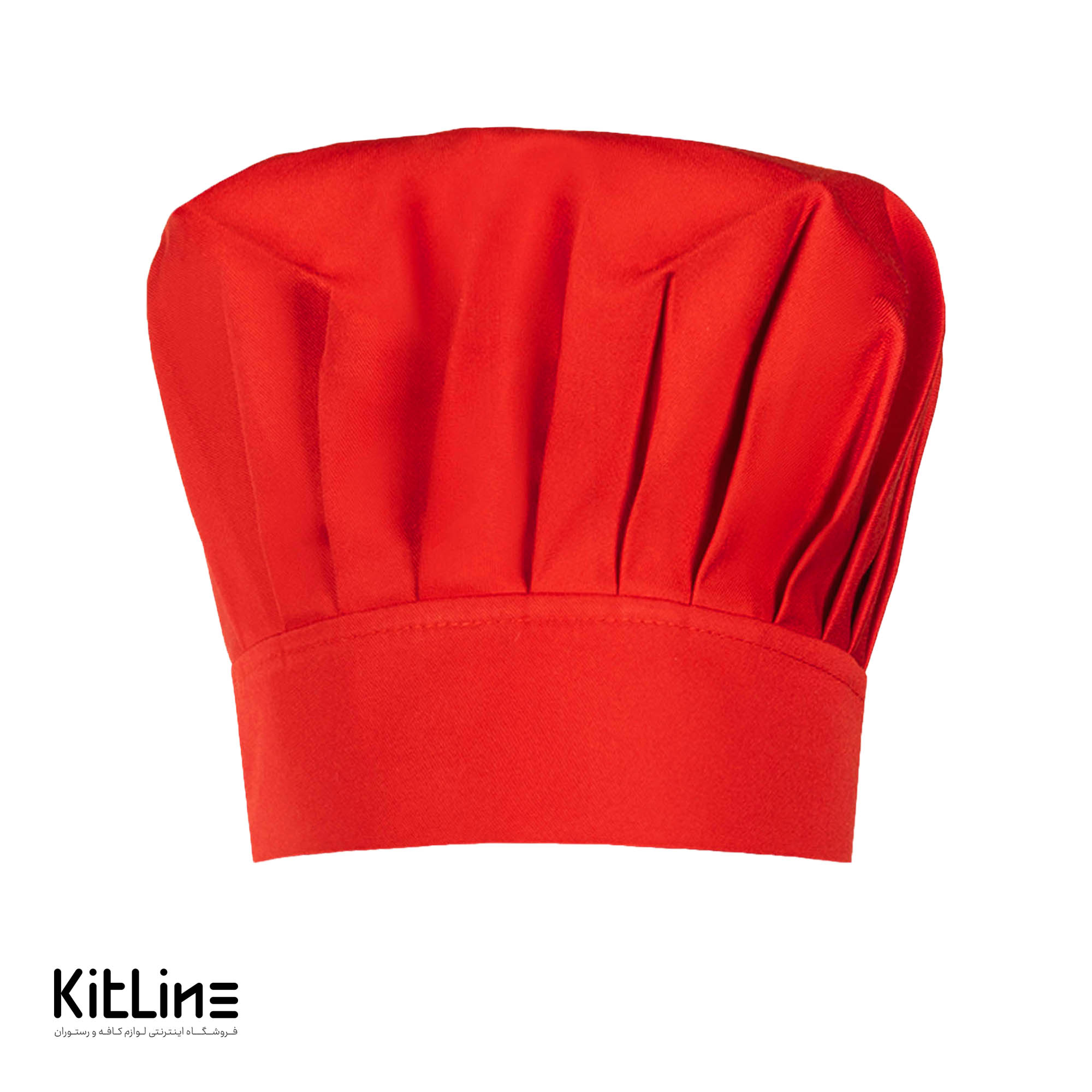 کلاه سرآشپز کودکان فری سايز رنگ قرمز