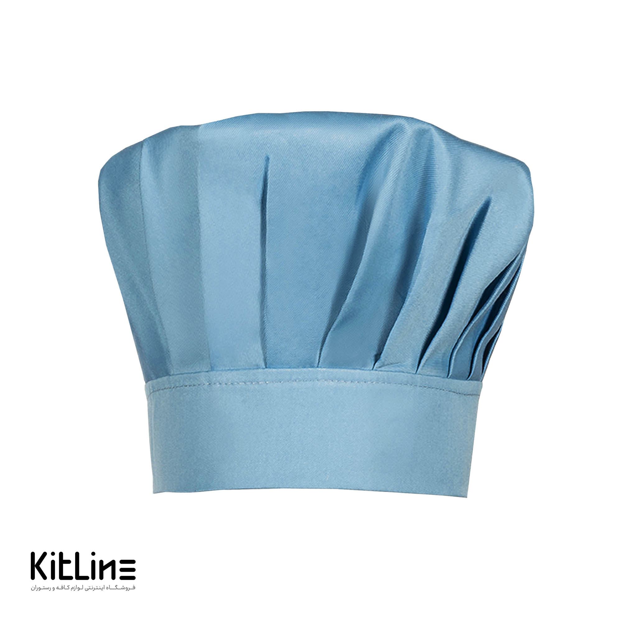 کلاه سرآشپز کودکان فری سايز رنگ آبی تيره