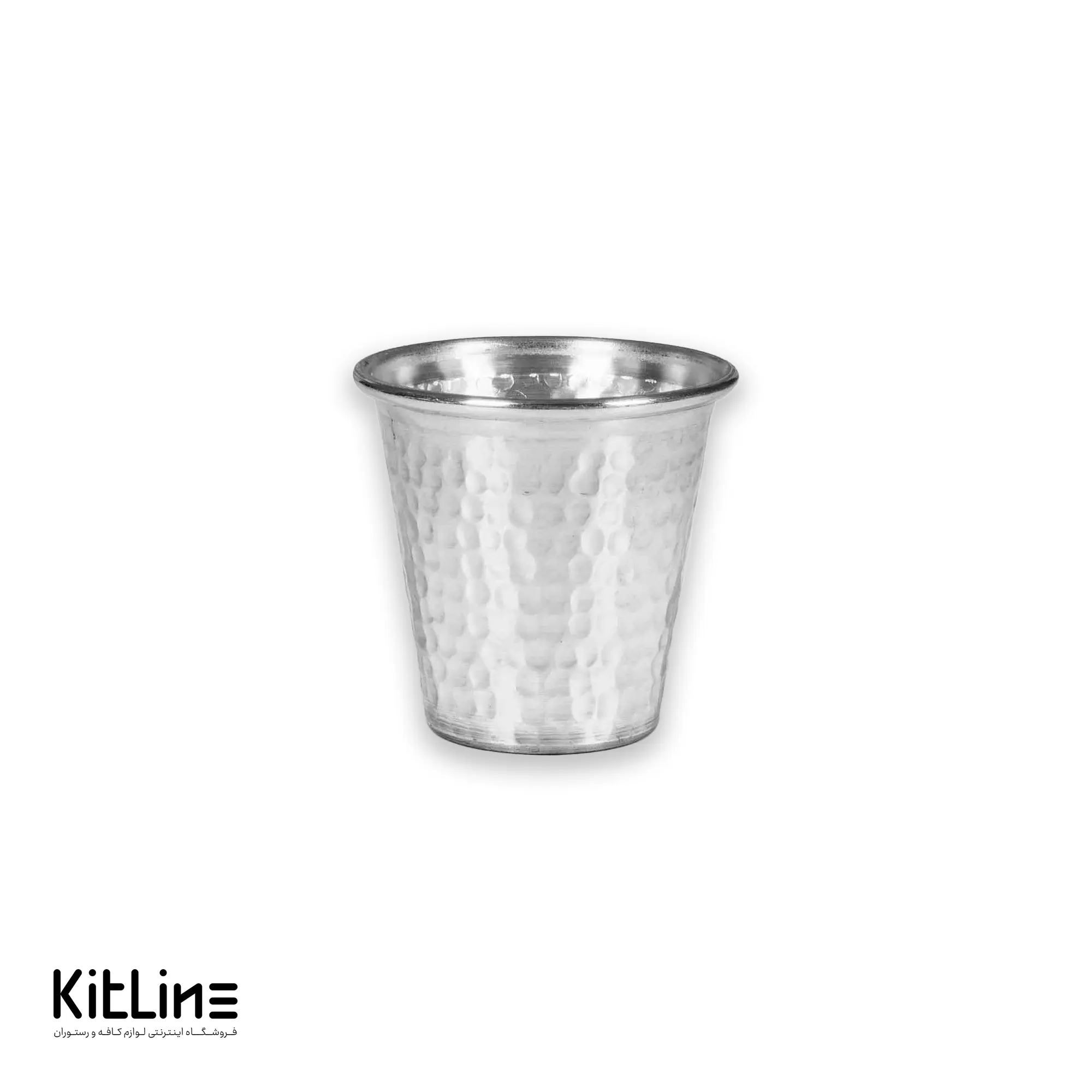 لیوان آلومینیومی چکشی ۴۲۰ میلی‌لیتری