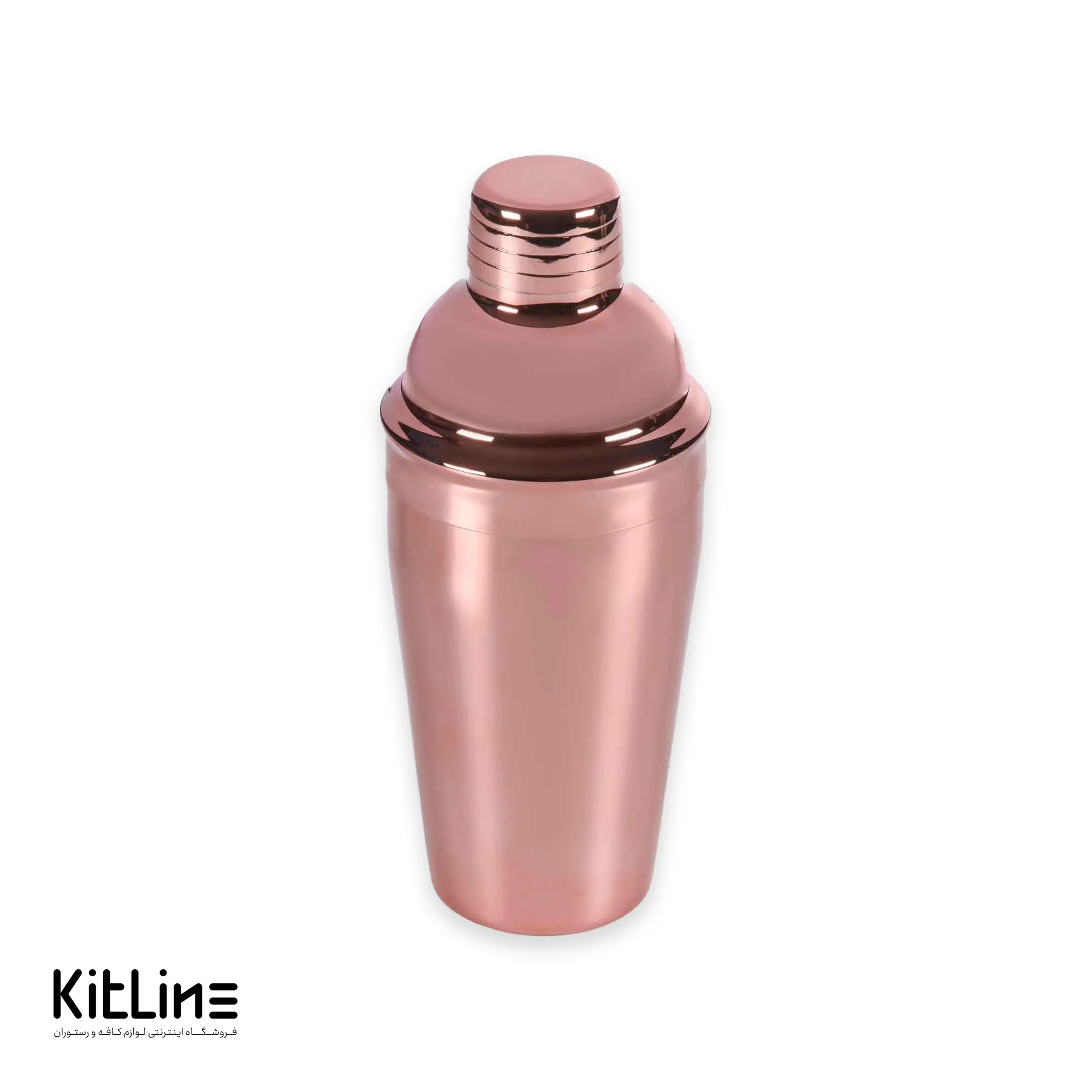 شیکر کابلر استیل ۵۰۰ میلیلیتری رز گلد