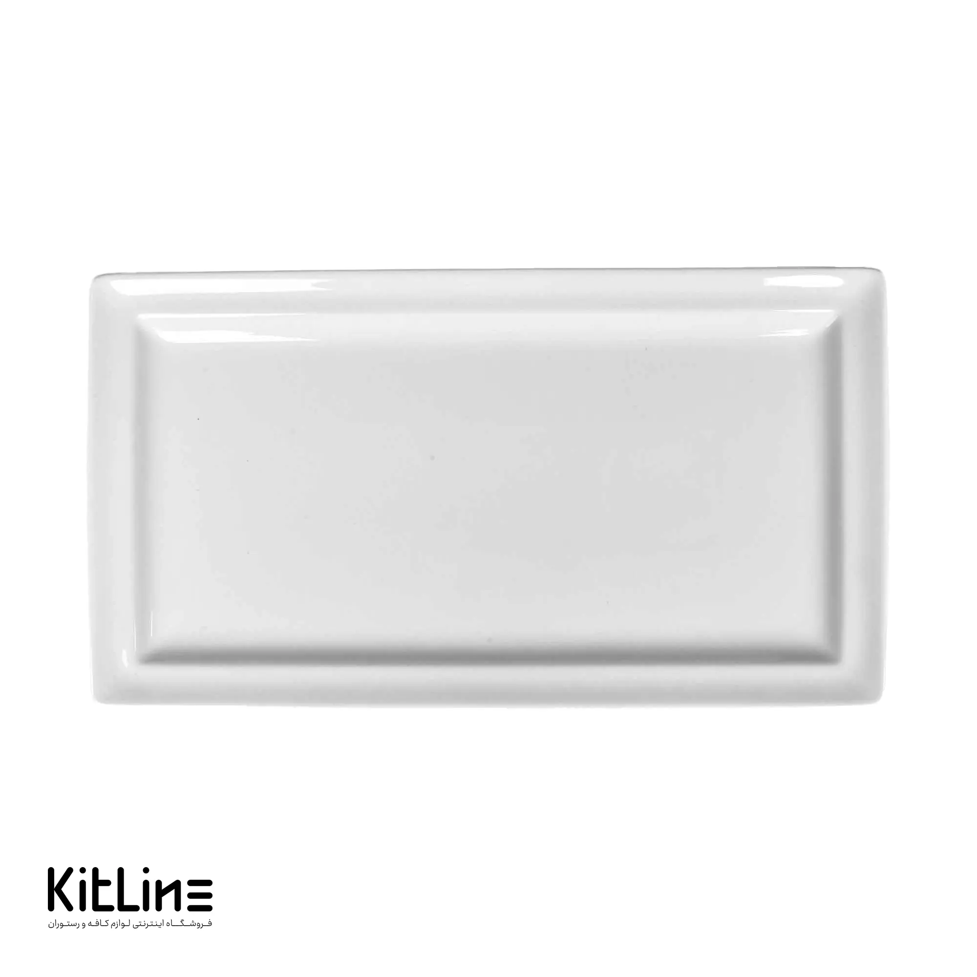 دیس پرسلین ۲۱×۳۸ سانتیمتری کلاسیک سفید رک (RAK) - تصویر 7