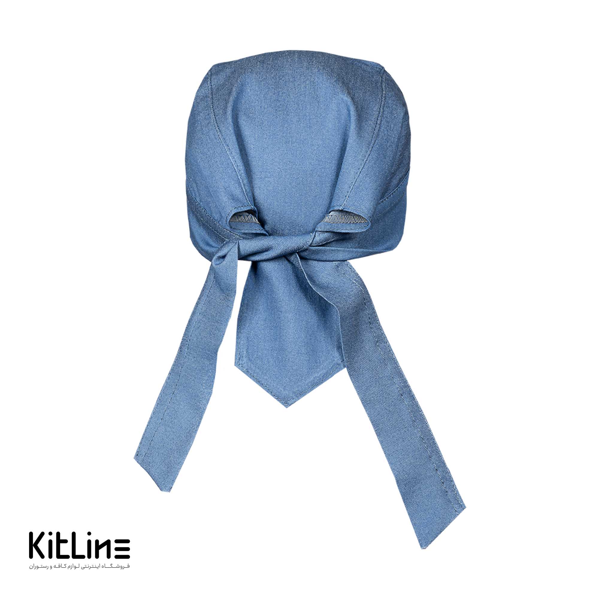 کلاه بند دار جين آبی مدل breeze cool