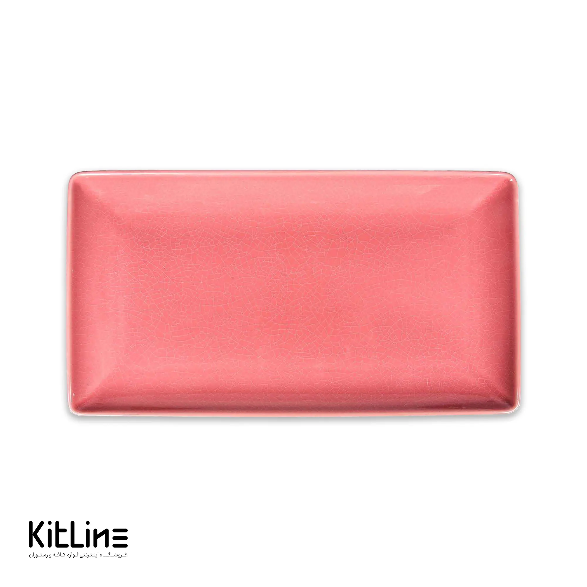 دیس پرسلین ۱۷.۵×۳۳ سانتیمتری وینتیج صورتی رک (RAK) - تصویر 6