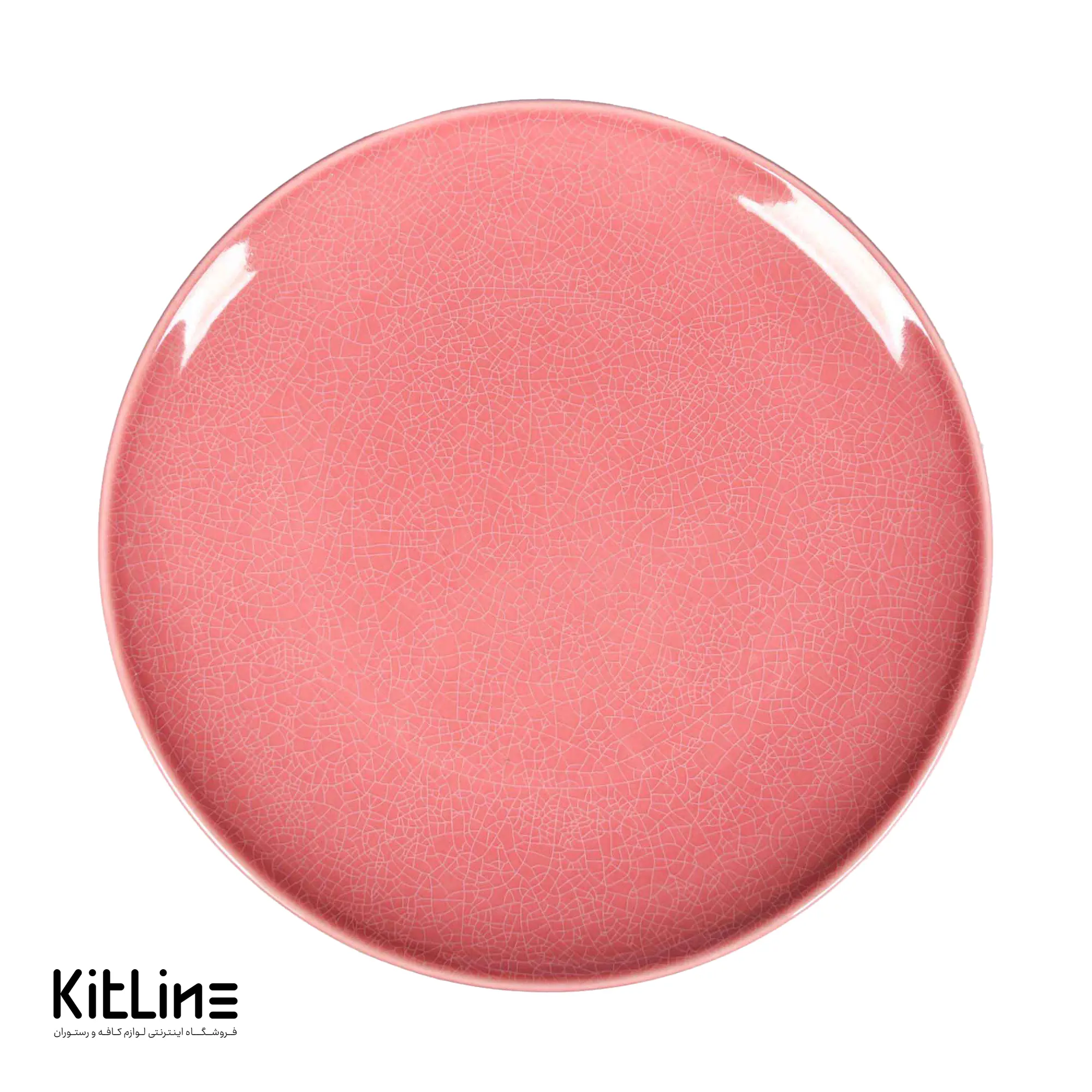 بشقاب پرسلین ۲۹ سانتیمتری وینتیج صورتی رک (RAK) - تصویر 7