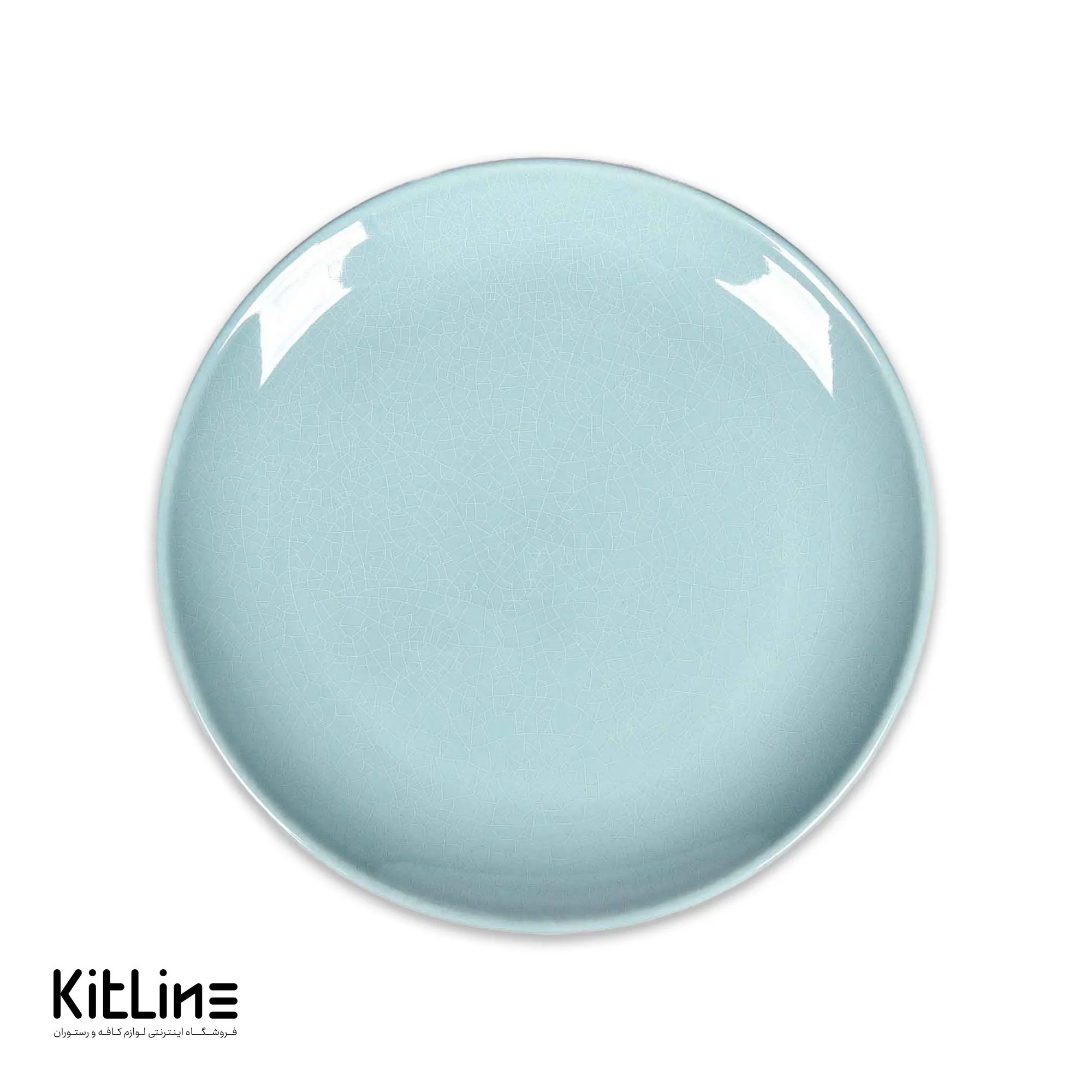 بشقاب گود پرسلین ۲۸ سانتیمتری وینتیج آبی رک (RAK) - تصویر 5