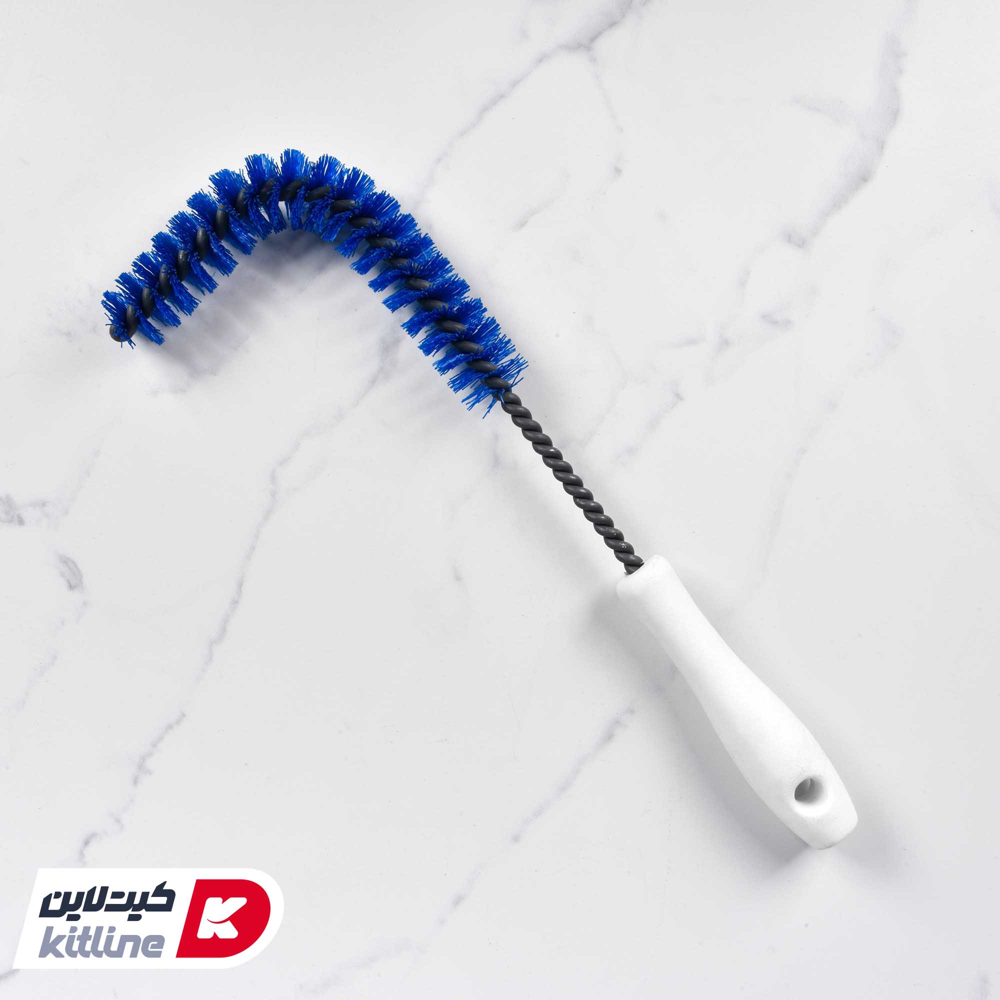 فرچه سر کج دسته پلاستیکی ۳۰ سانتیمتری آبی کارلایز (Carlise)