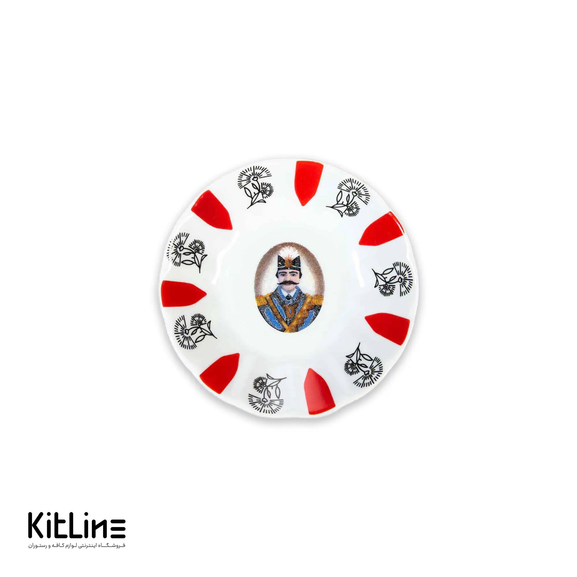 نعلبکی چینی ۱۱ سانتیمتری ناصری (ست ۶ عددی) - تصویر 4