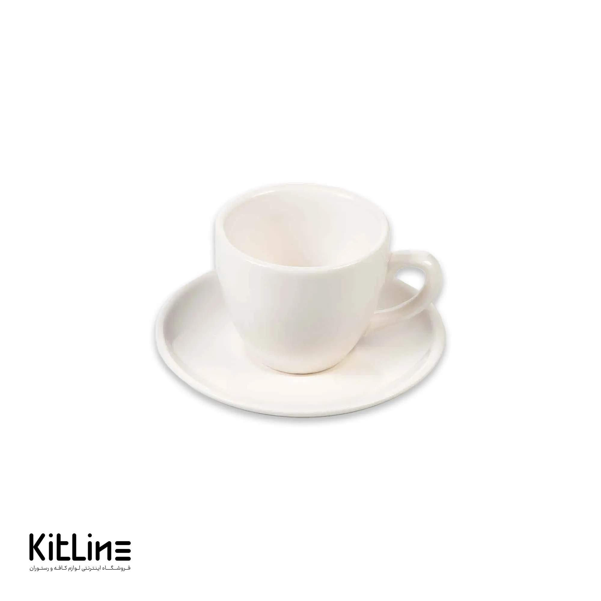 فنجان و نعلبکی استون ور ۸۰ میلیلیتری کرم سوژیلیت (ست ۶ عددی)