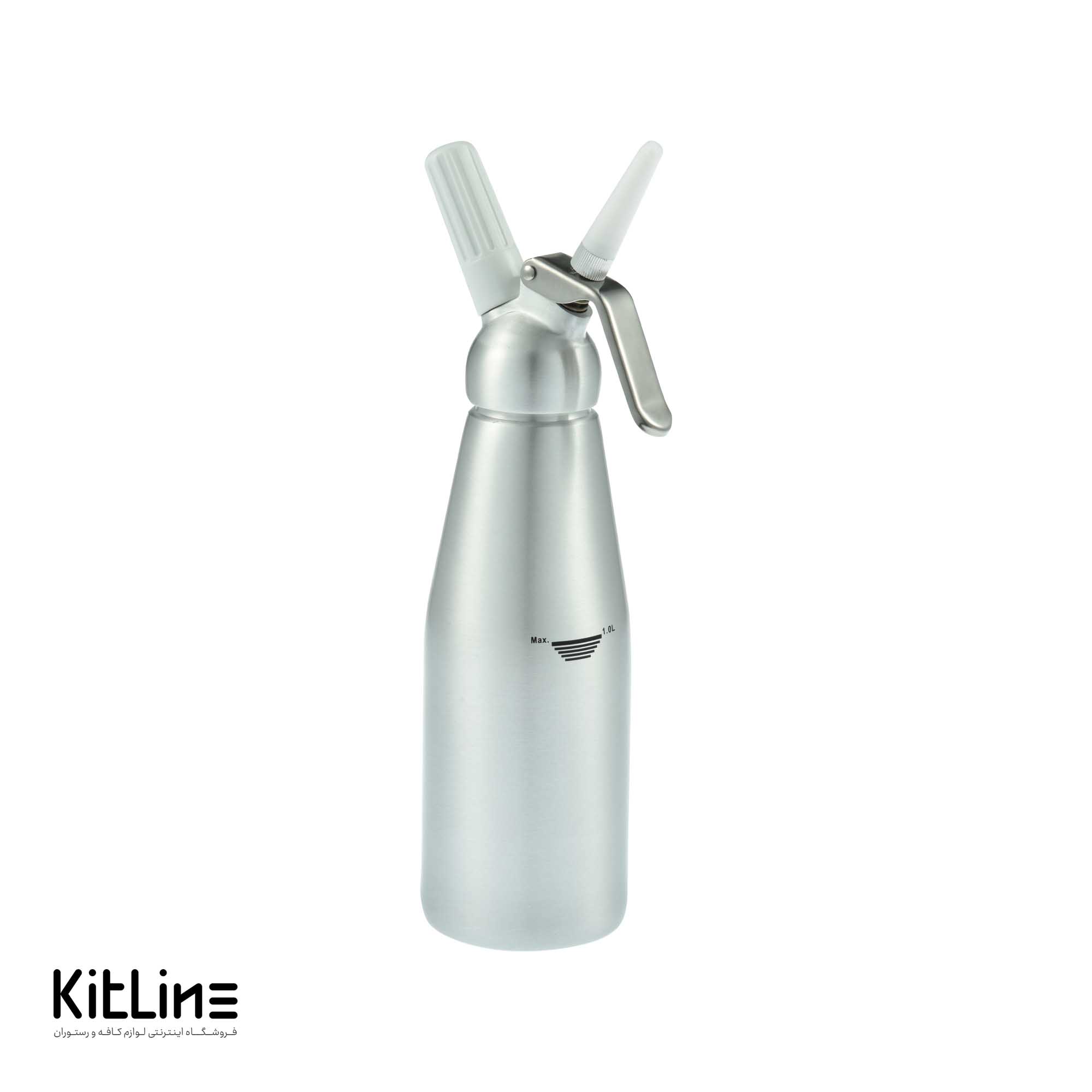 گل خامه زن دستی استیل ۱ لیتری