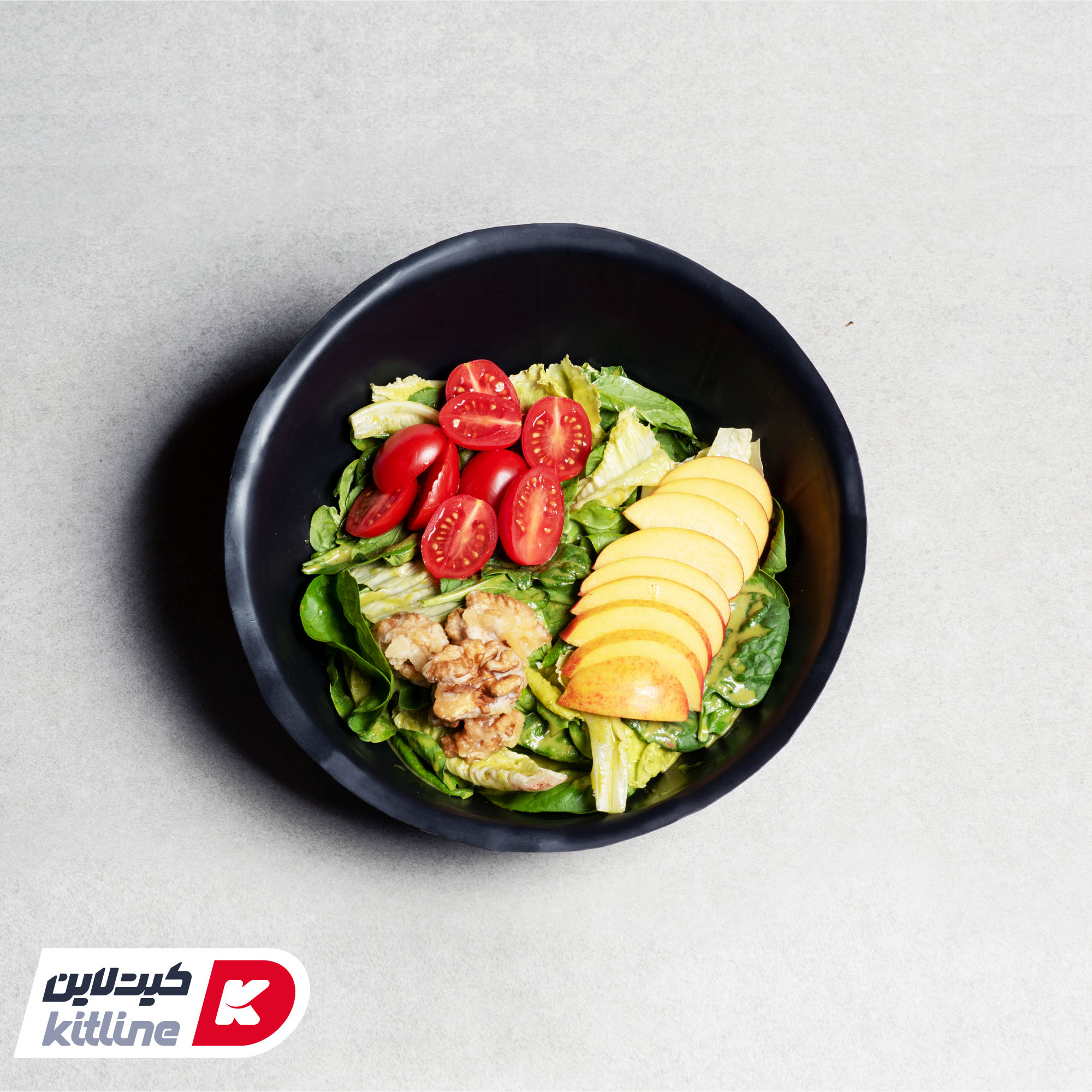 ظرف سالاد یکبار مصرف ۱۰۰۰ میلی لیتری مشکی همراه درب (کارتن ۲۰۰ عددی) - تصویر 5