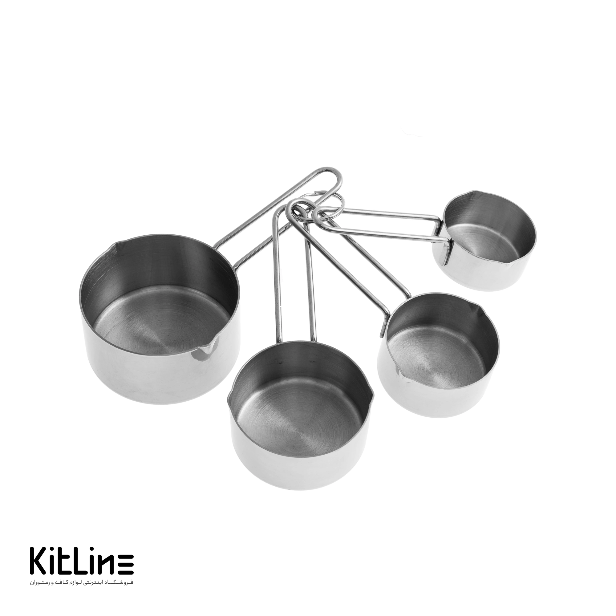 پیمانه اندازه گیری استیل ۴ عددی