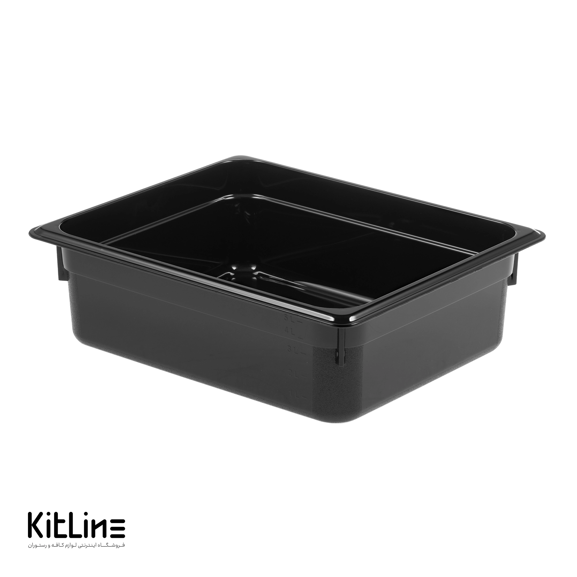 بن ماری ۱/۲ پلی کربنات عمق ۱۰ مشکی بدون درب