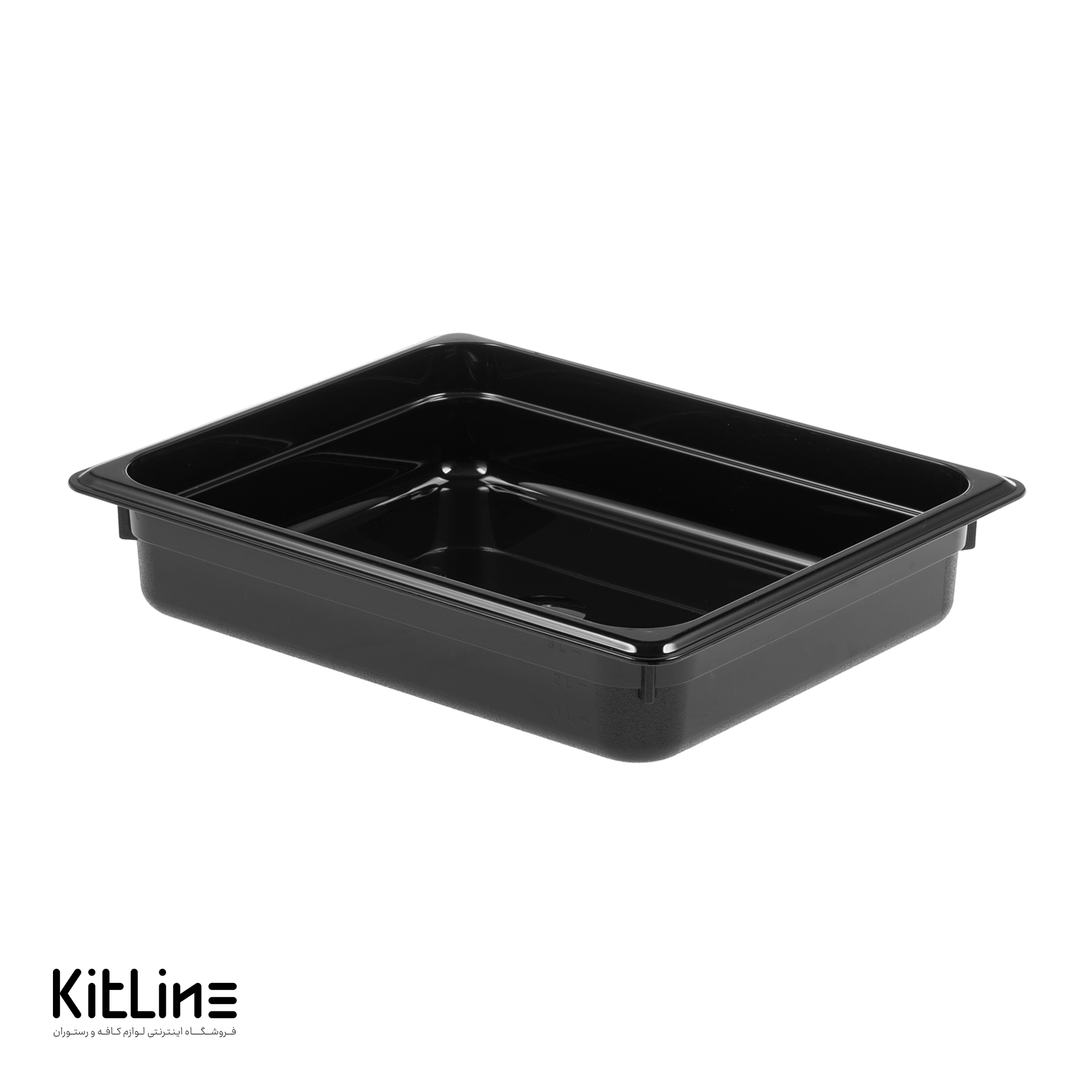 بن ماری ۱/۲ پلی کربنات عمق ۶.۵ مشکی بدون درب