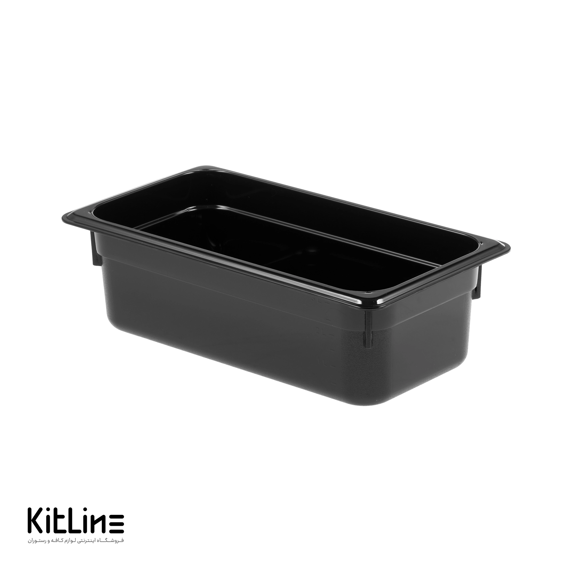 بن ماری ۱/۳ پلی کربنات عمق ۱۰ مشکی بدون درب