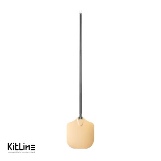 پارو پیتزا آلومینیومی مستطیل طلایی کف ۳۰ دسته تلسکوپی ۱۲۰ سانتی بست