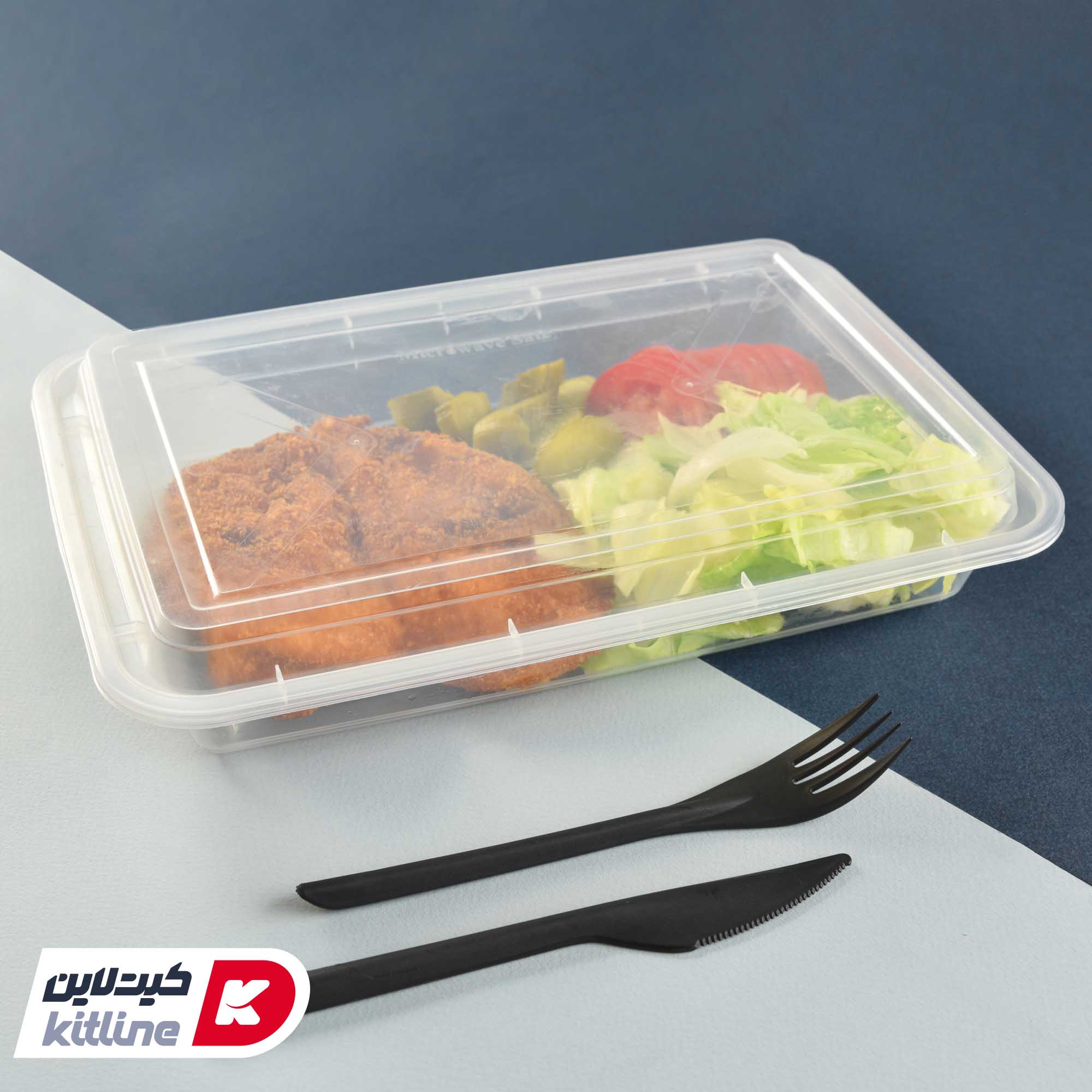 ظرف یکبار مصرف ۲۰×۲۹ سانتیمتری همراه درب شفاف سوپر فرش (کارتن ۱۵۰ عددی) - تصویر 5