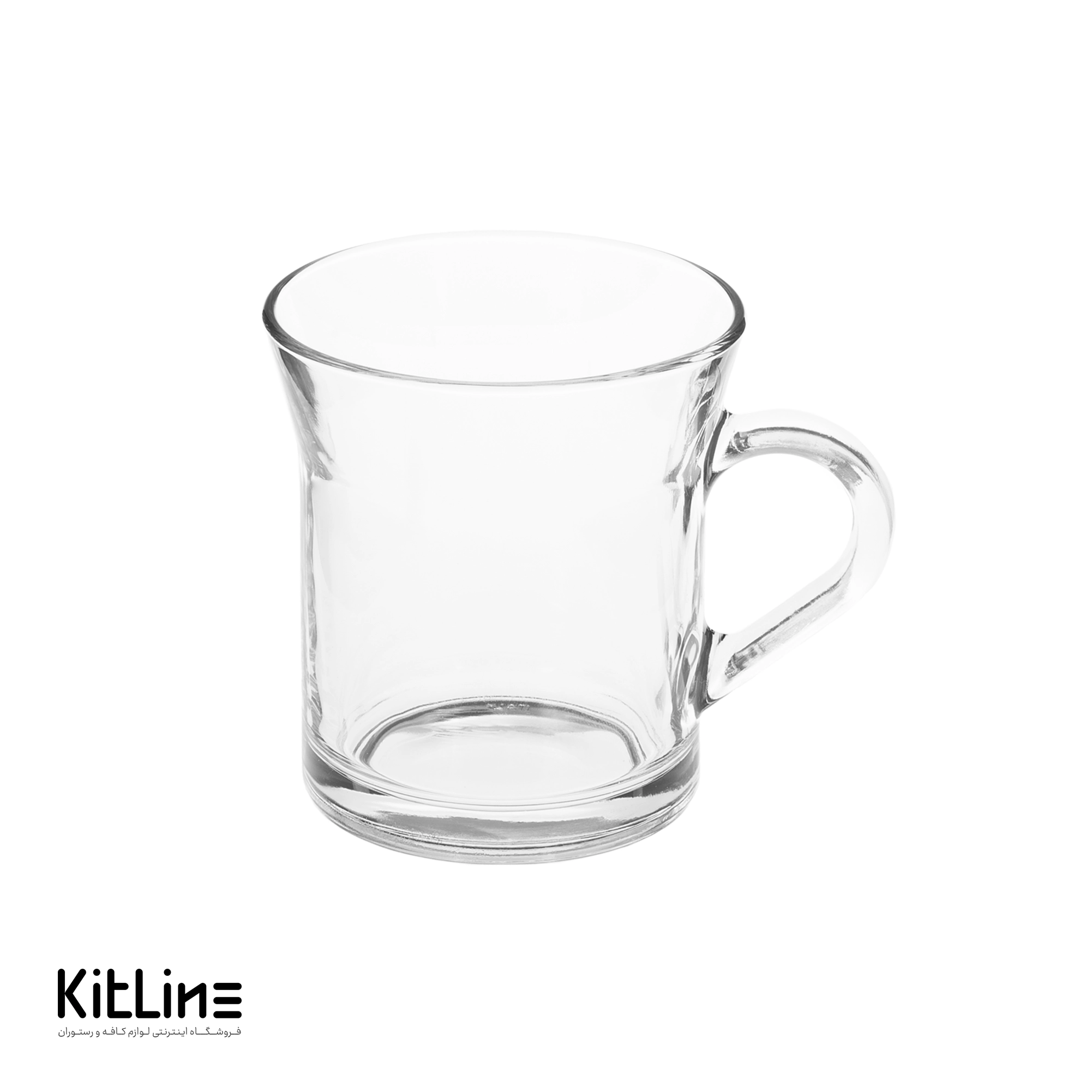 لیوان شیشه ای ۳۳۵ میلی‌لیتری برگونوو مدل کاپوچینو (ست ۲ عددی)