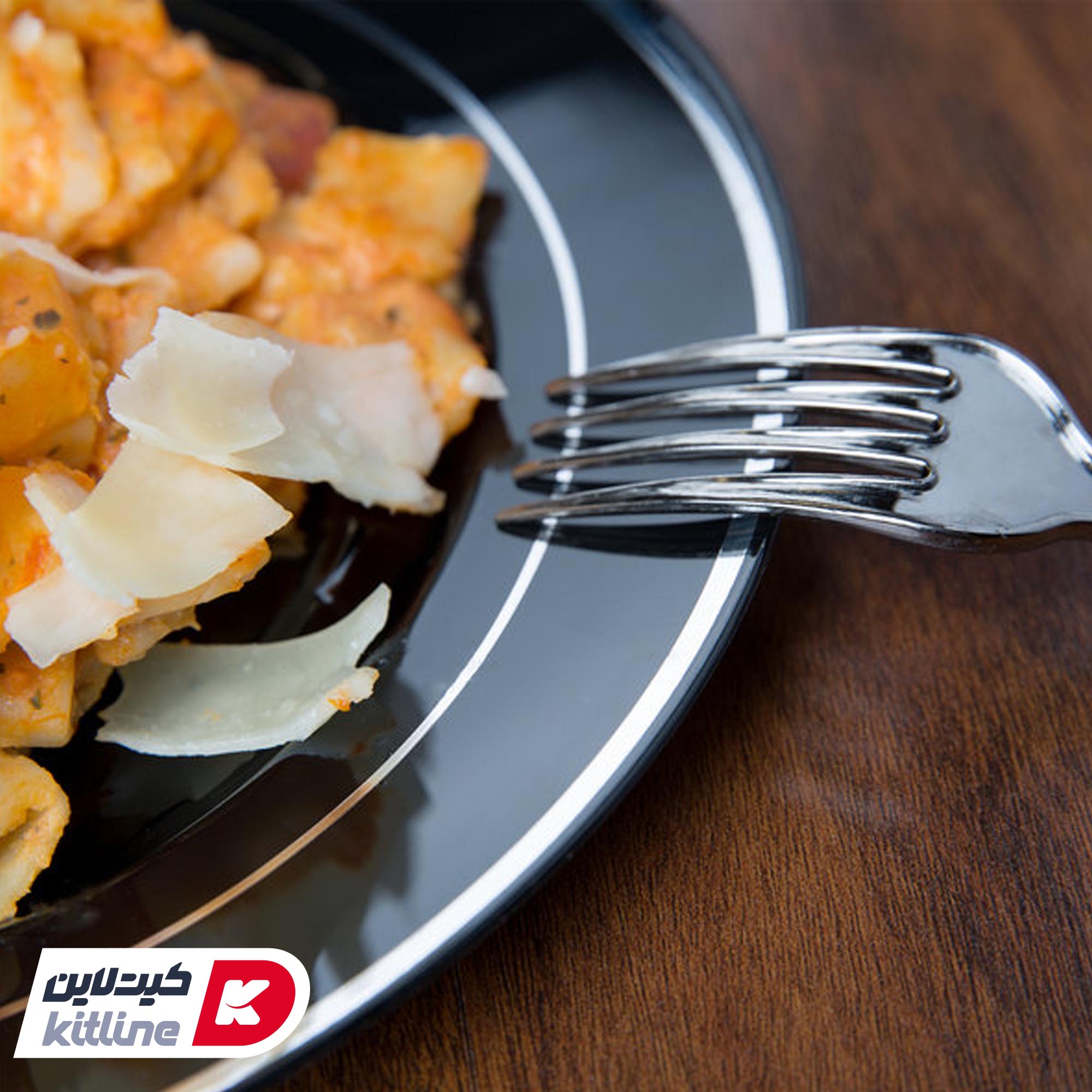 بشقاب یکبار مصرف ۲۴.۵ سانتیمتری طرح دار مشکی (کارتن ۱۸۰ عددی) - تصویر 3