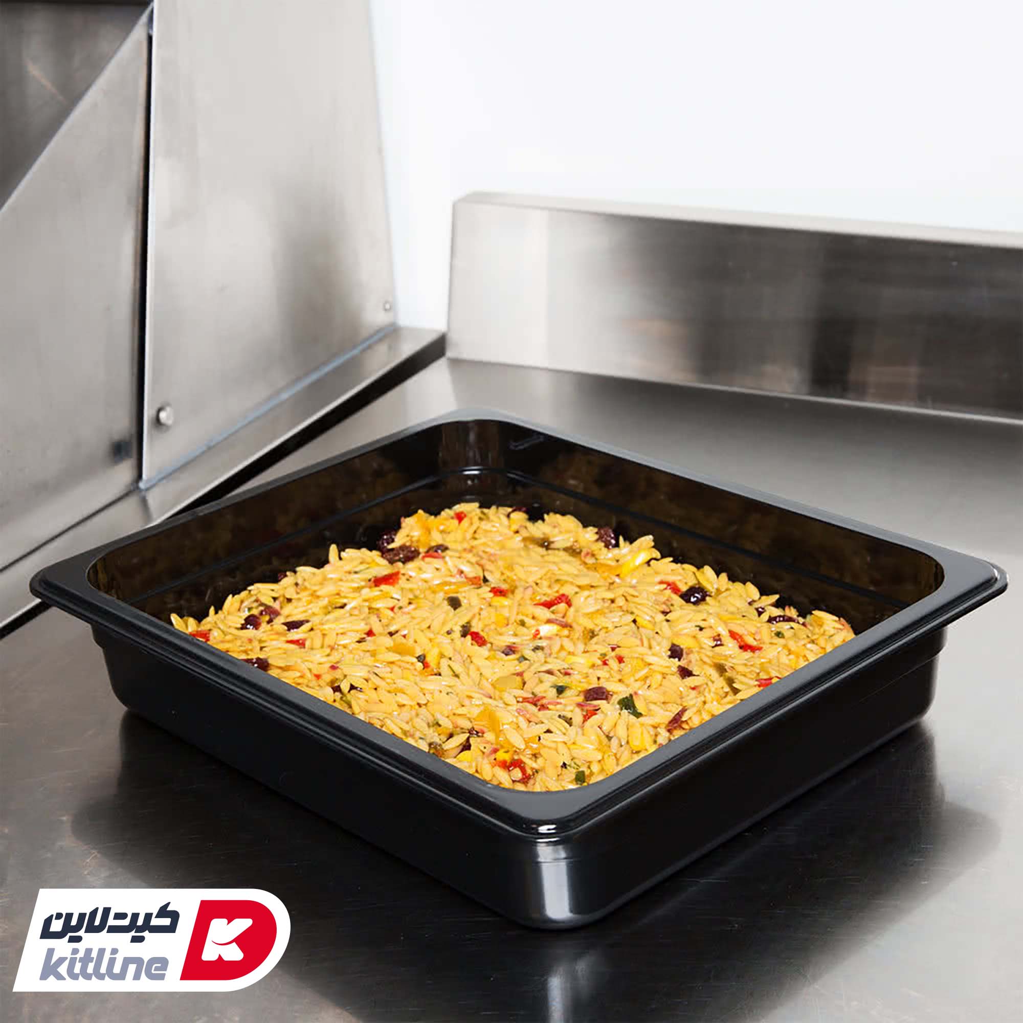 بن ماری ۱/۲ پلی کربنات عمق ۶/۵ مشکی به همراه درب - تصویر 5