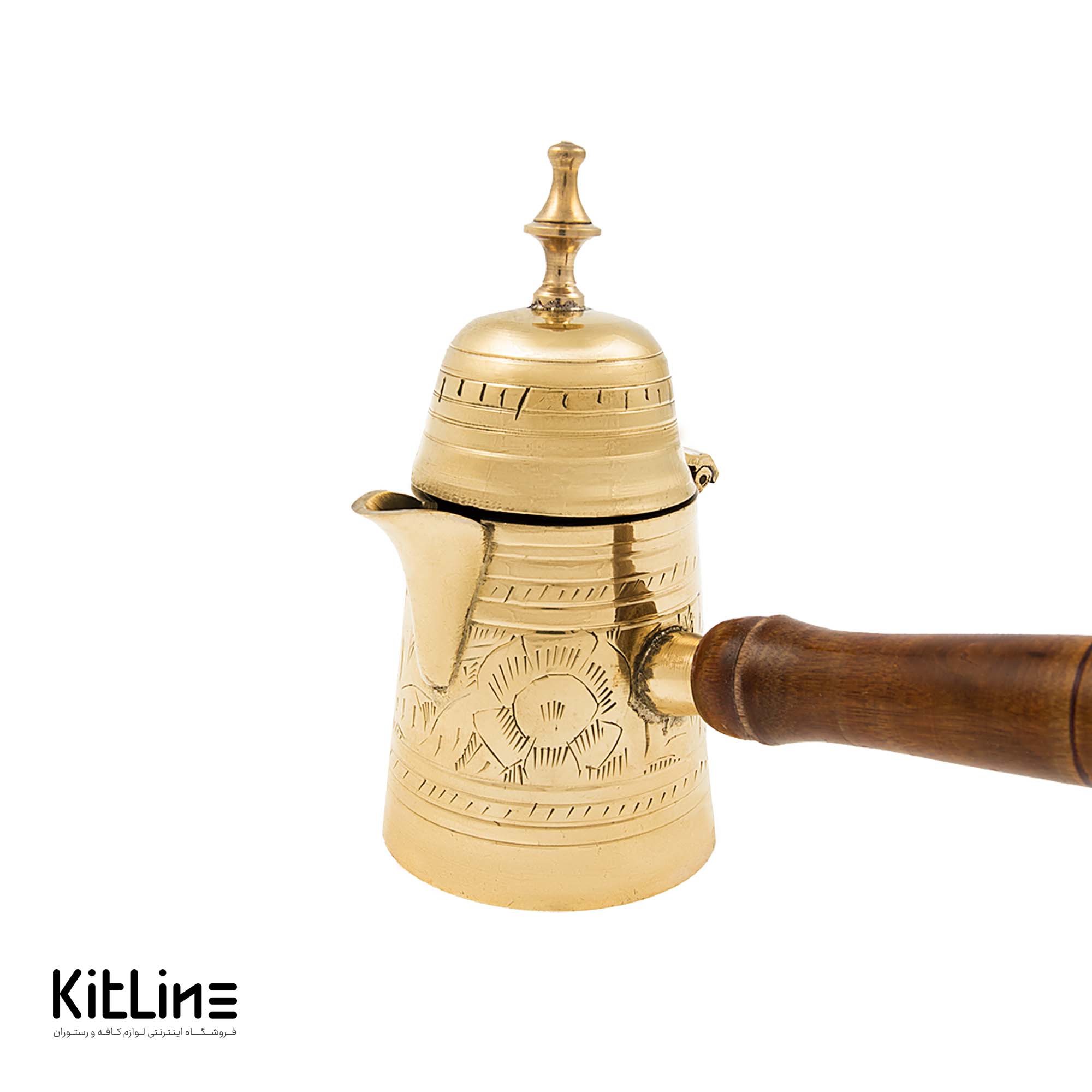 قهوه جوش (دله عربی) برنجی ۱ کاپ - تصویر 4