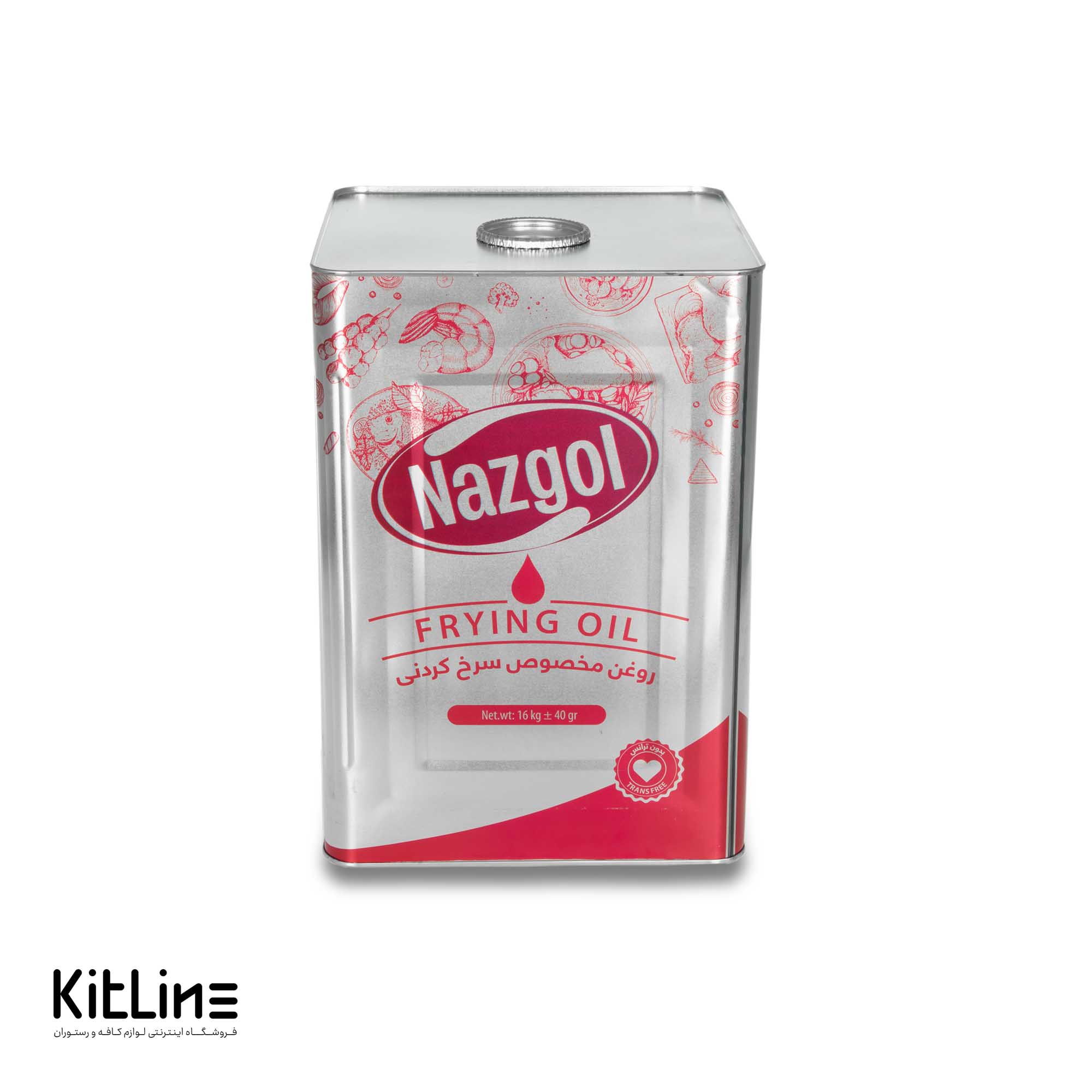 روغن سرخ کردنی نازگل ۱۶ کیلوگرمی