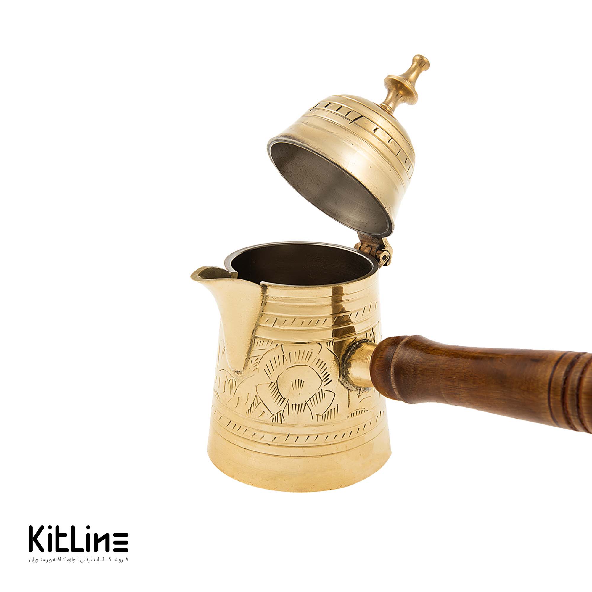قهوه جوش (دله عربی) برنجی ۱ کاپ - تصویر 5