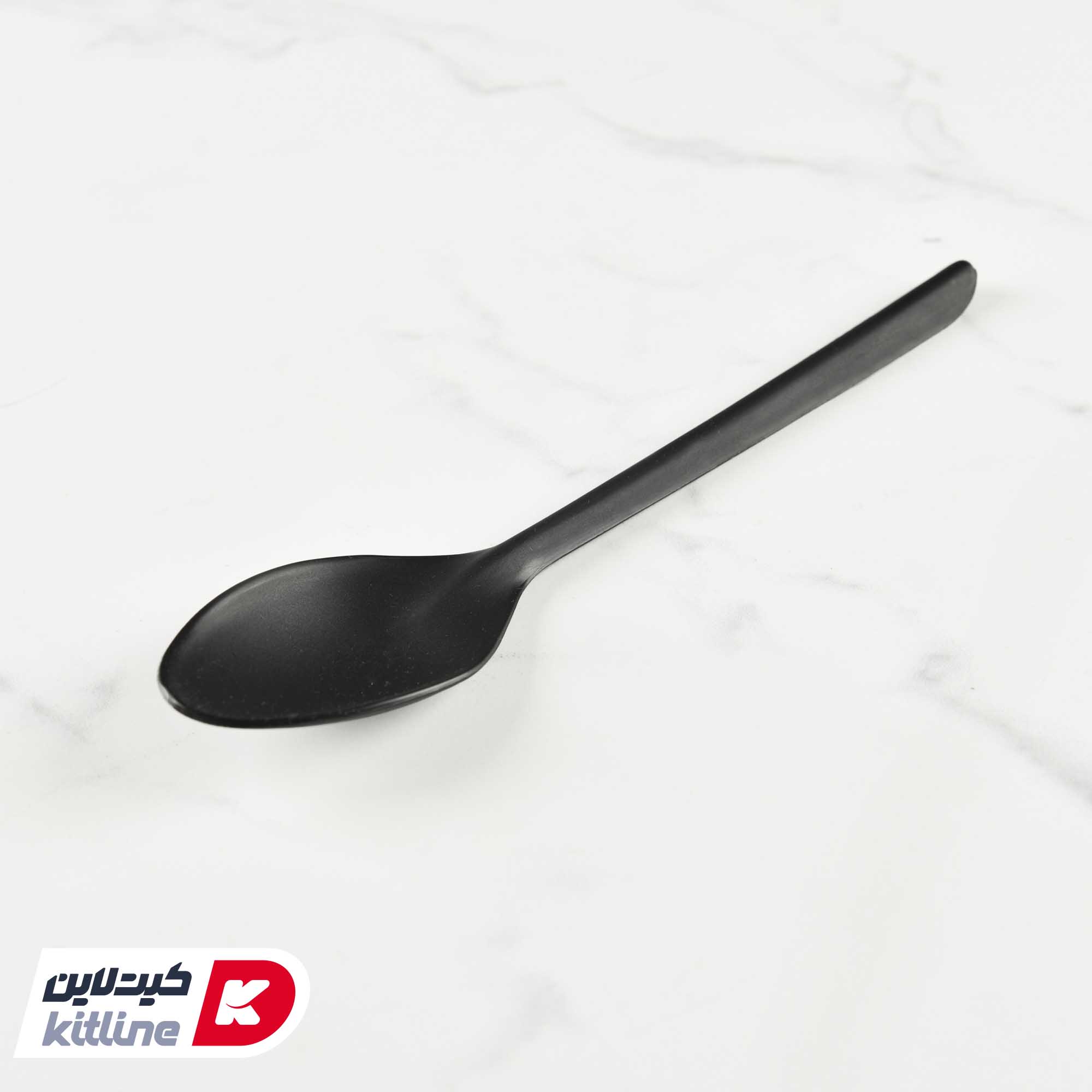 قاشق یکبار مصرف ۱۶ سانتیمتری مشکی مات (کارتن ۱۰۰۰ عددی) - تصویر 4