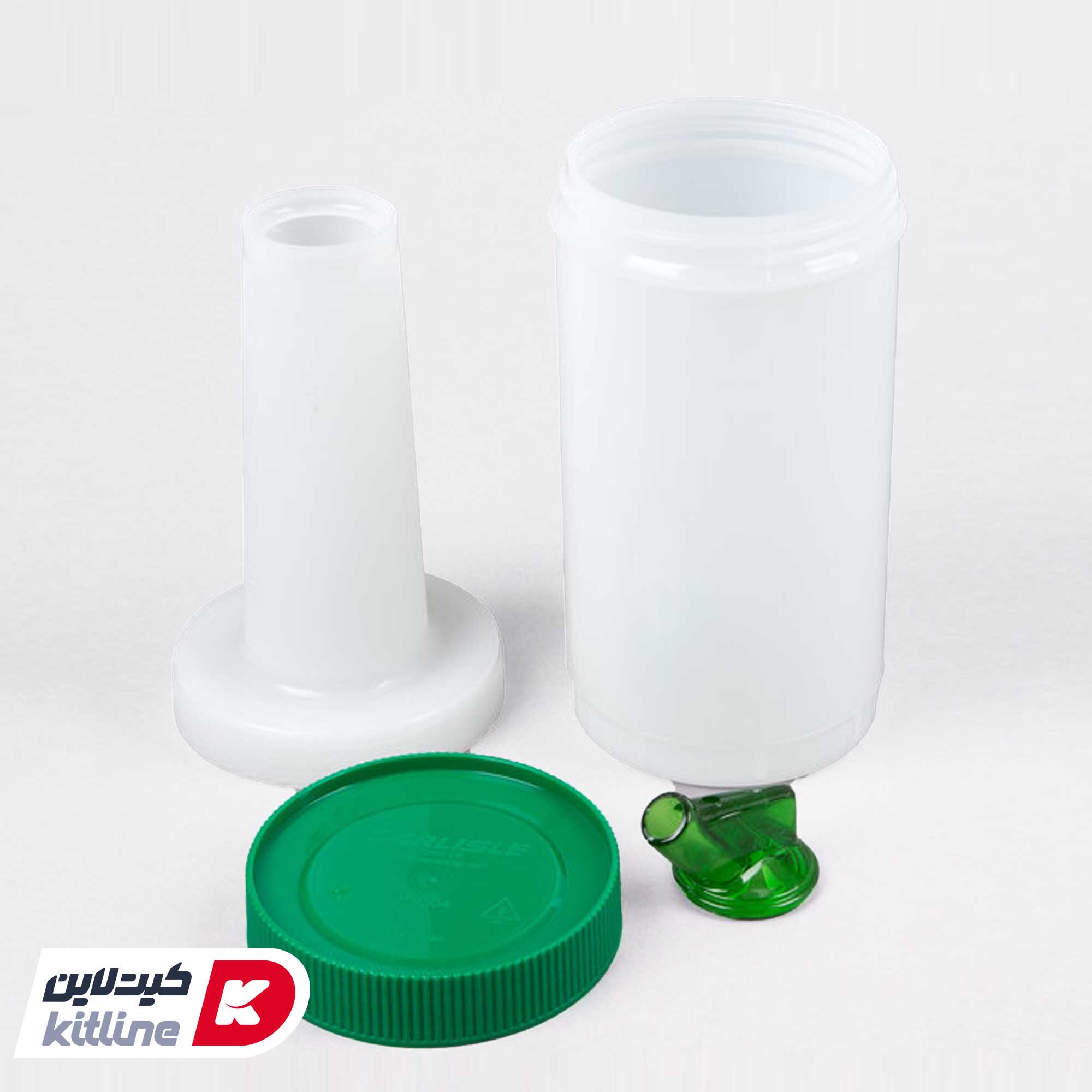 بطری ۱ لیتری با درب آسان ریز سبز - تصویر 4