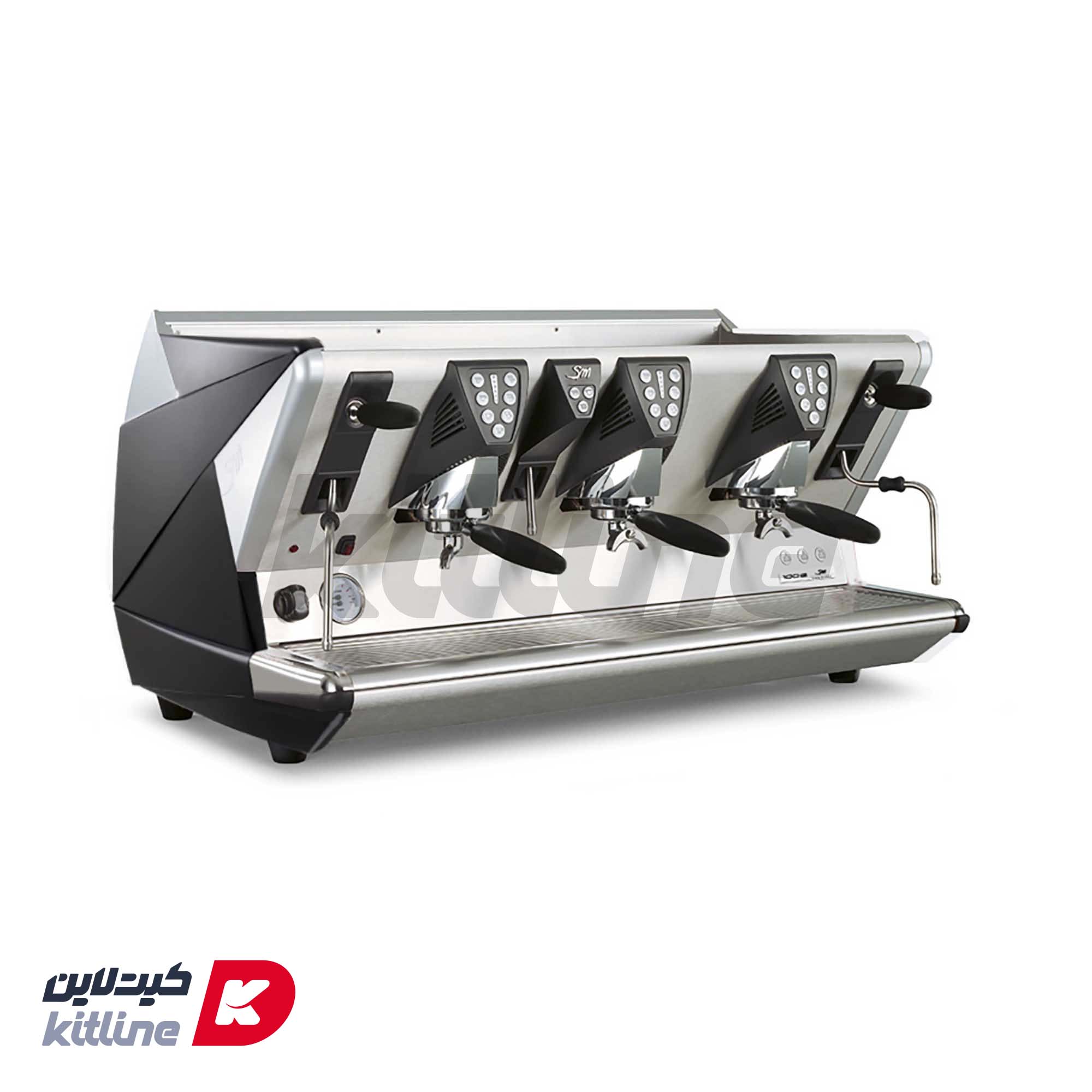 دستگاه قهوه سه گروپ اتوماتیک سن مارکو مدل 100E مشکی