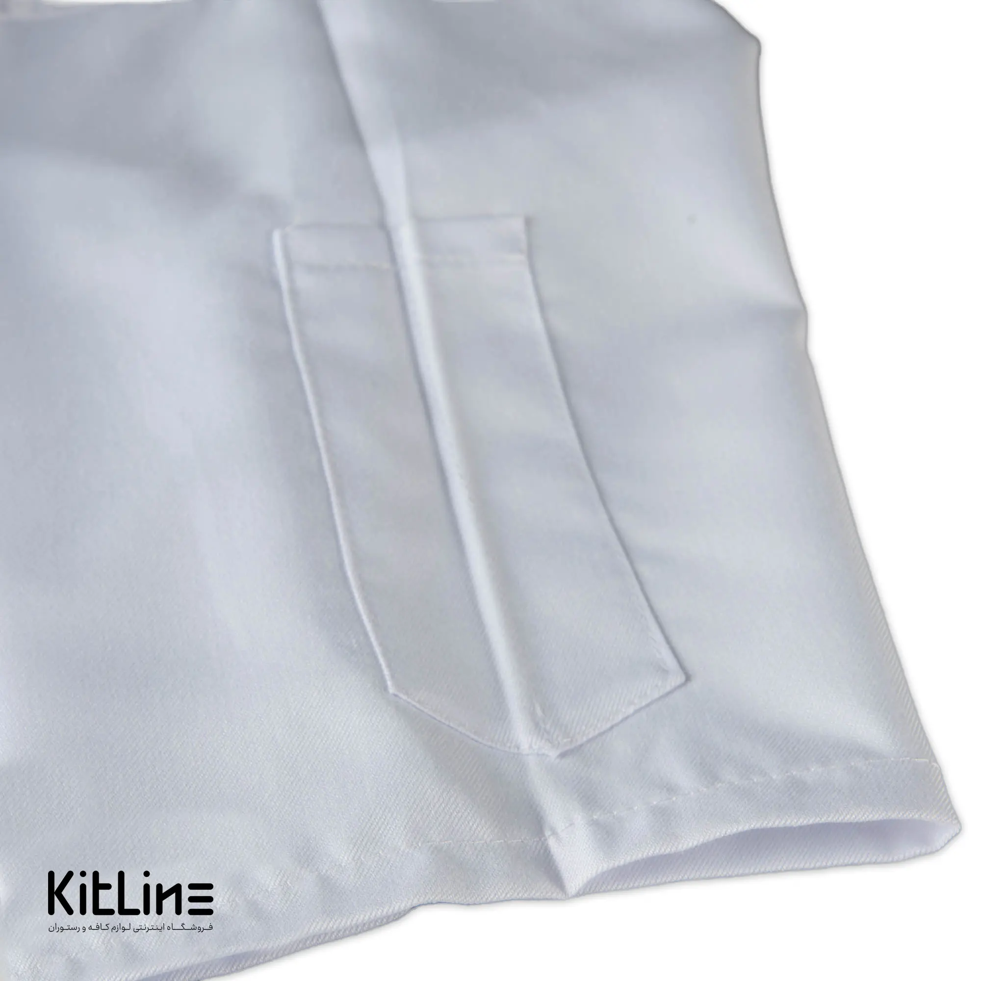 روپوش زیپی آستین کوتاه سفید مغزی پرچم سارا فرم - تصویر 5