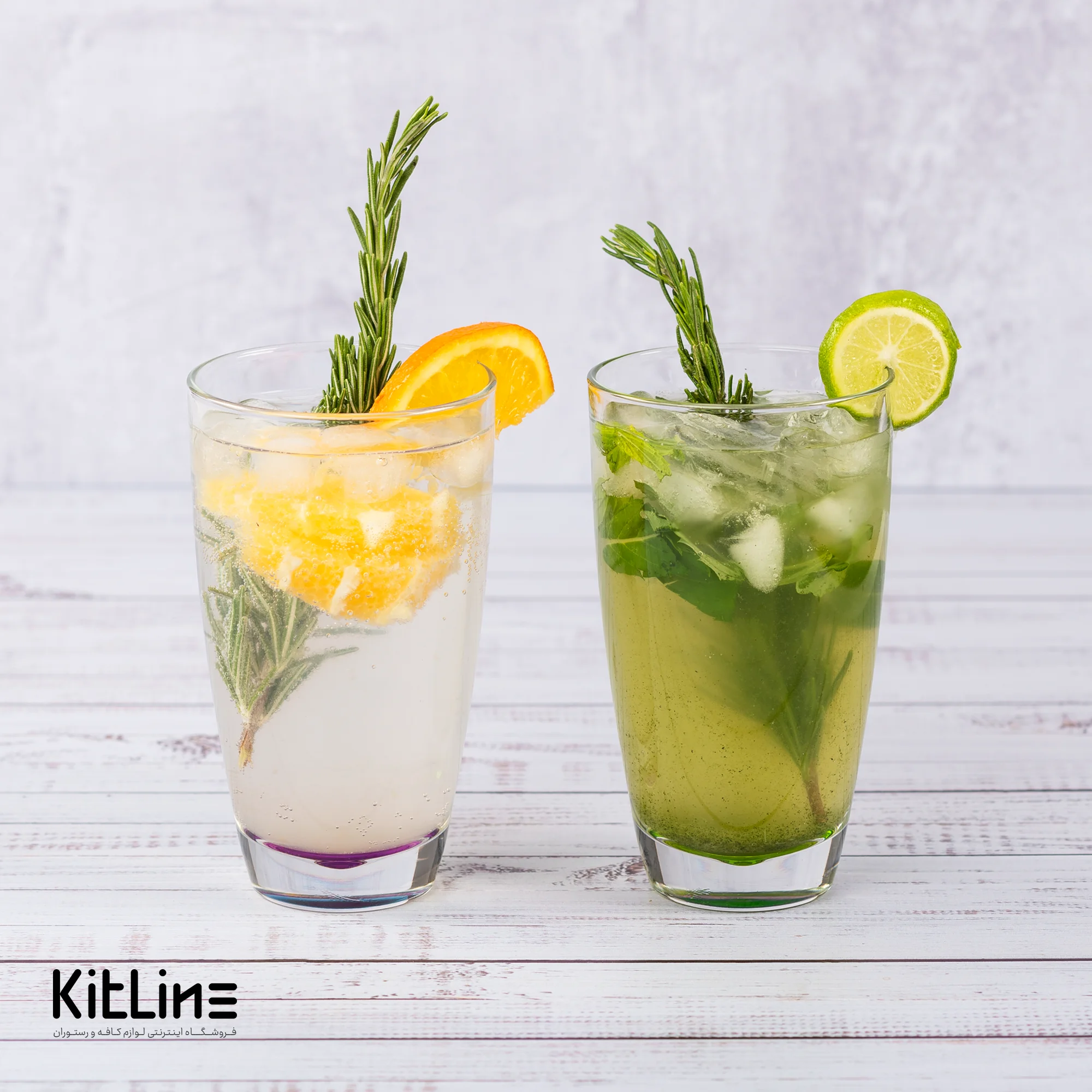 لیوان شیشه ای ۳۷۰ میلیلیتری دکاور مدل آلپی اچ بی کف سبز (ست ۳ عددی) - تصویر 4