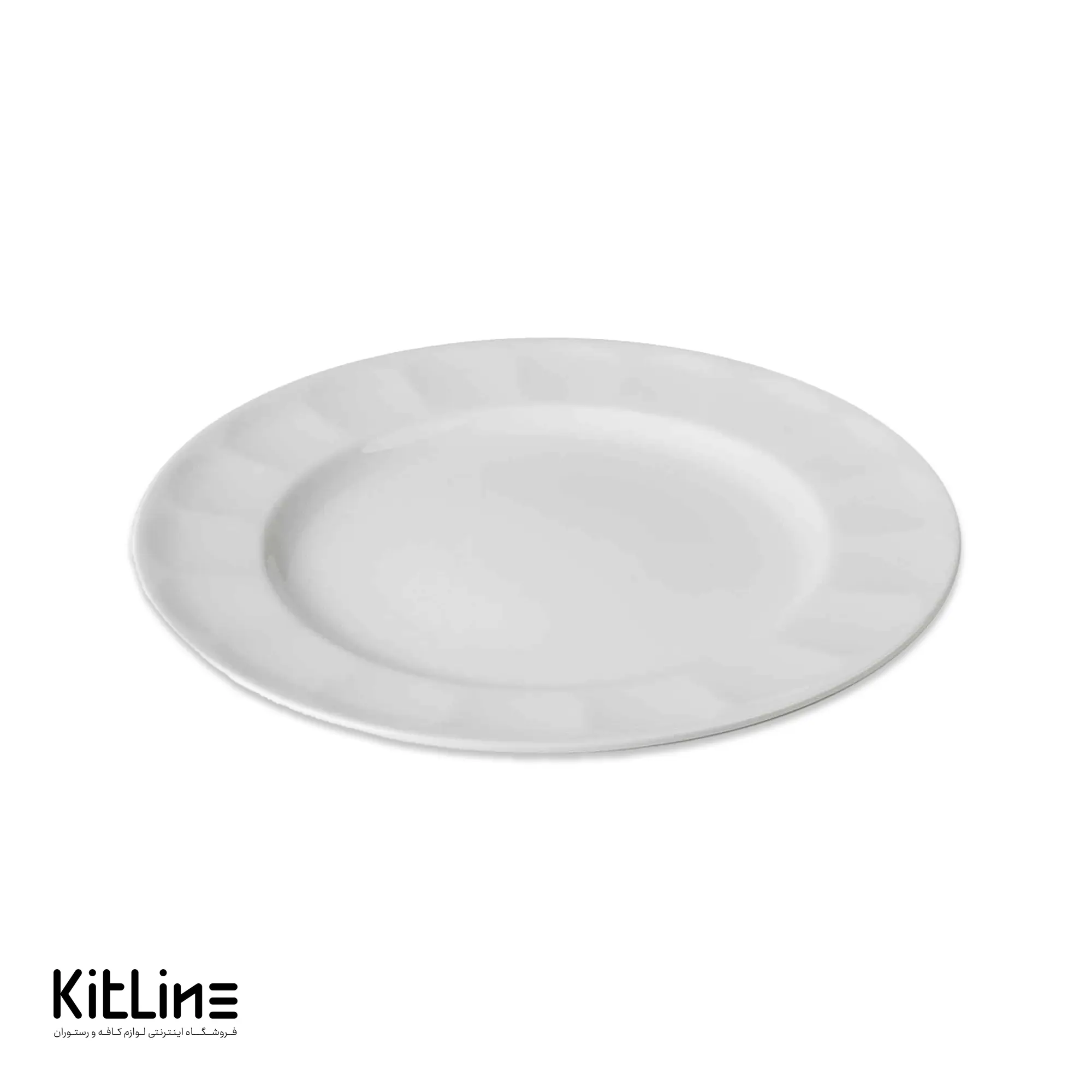 بشقاب چینی نئوکلاسیک ۲۷ سانتیمتری زرین