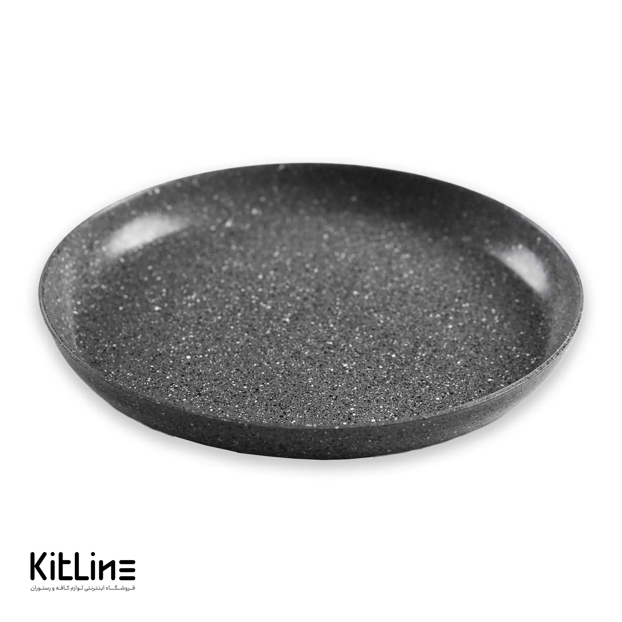 بشقاب آلومینیومی روکش گرانیتی ۲۴ سانتیمتری