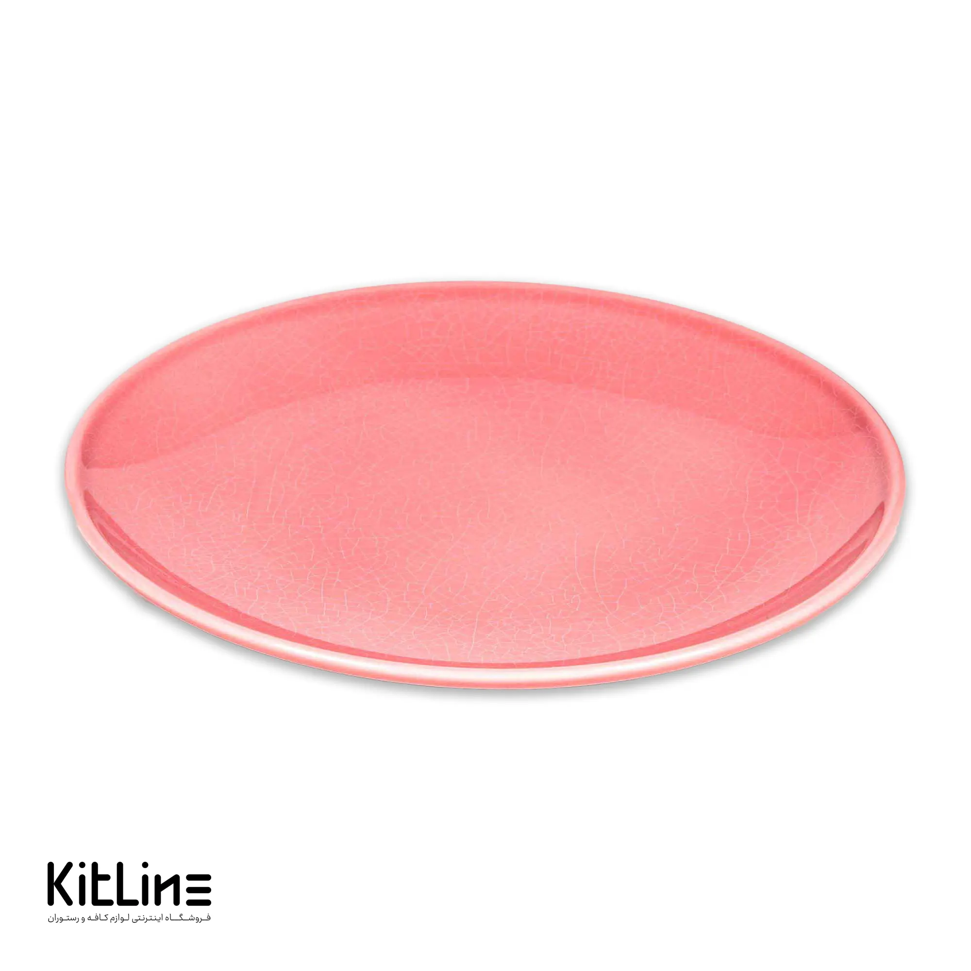 بشقاب پرسلین ۲۱ سانتیمتری وینتیج صورتی رک (RAK)