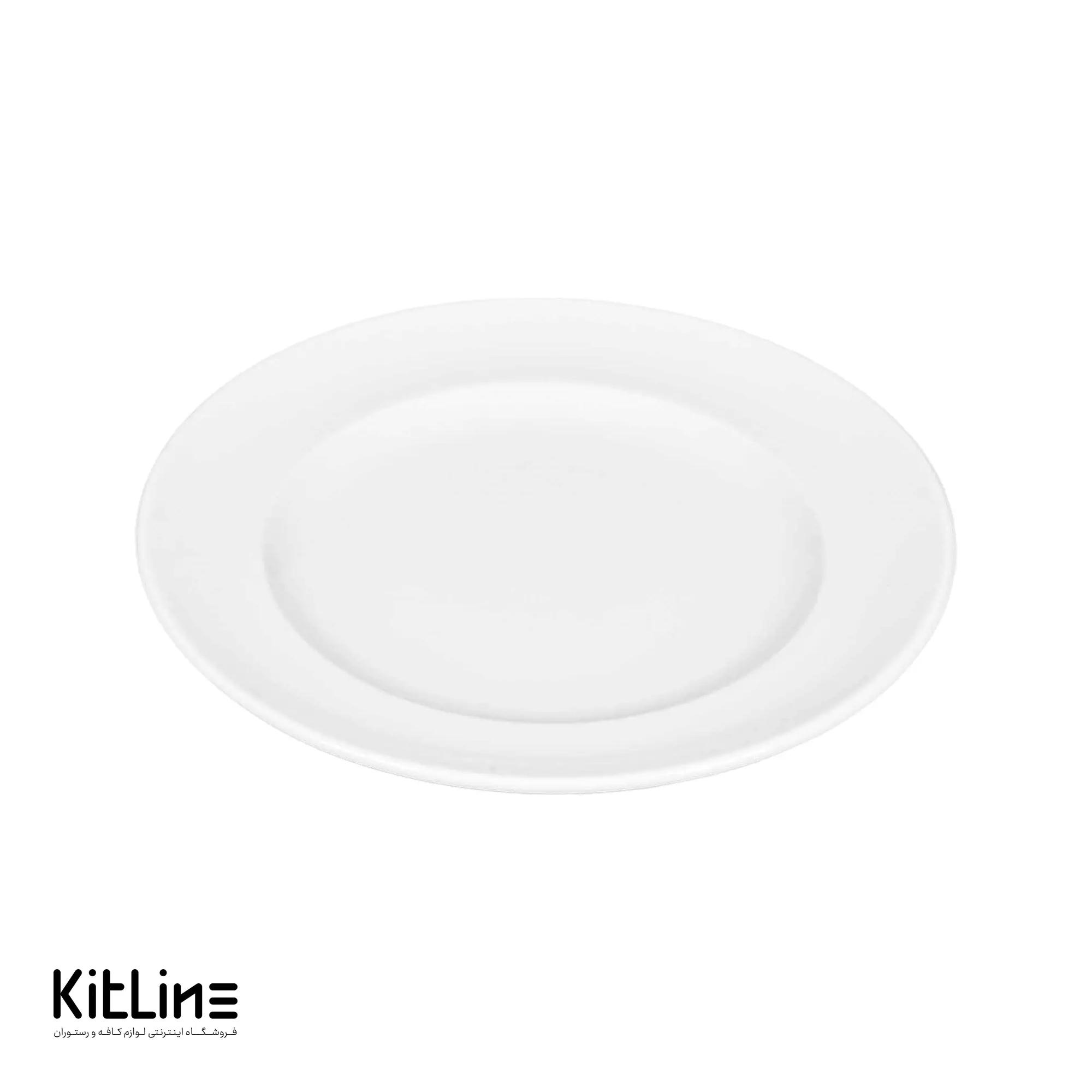 بشقاب پرسلین ۲۱ سانتیمتری کلاسیک سفید رک (RAK)