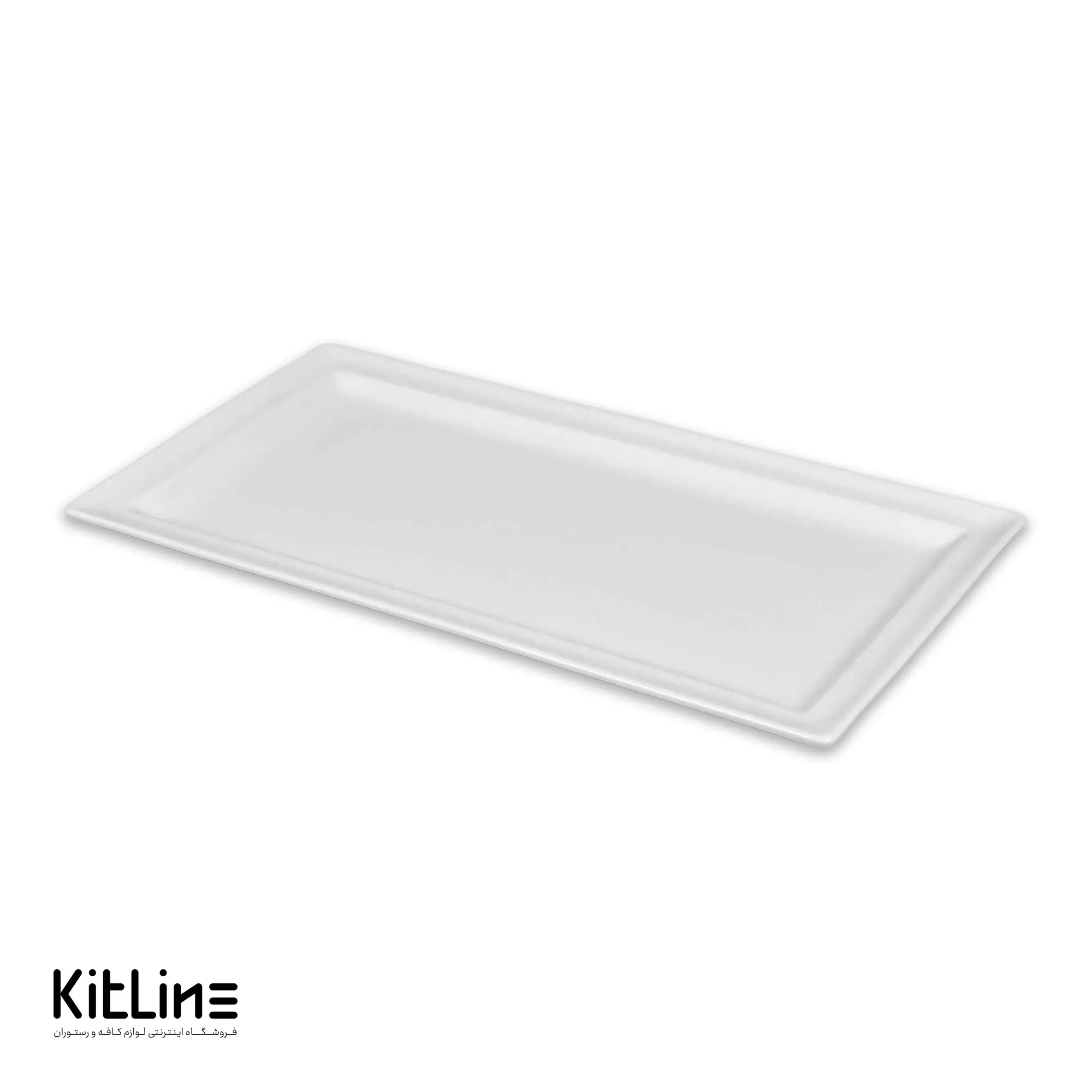 دیس پرسلین ۲۱×۳۸ سانتیمتری کلاسیک سفید رک (RAK)