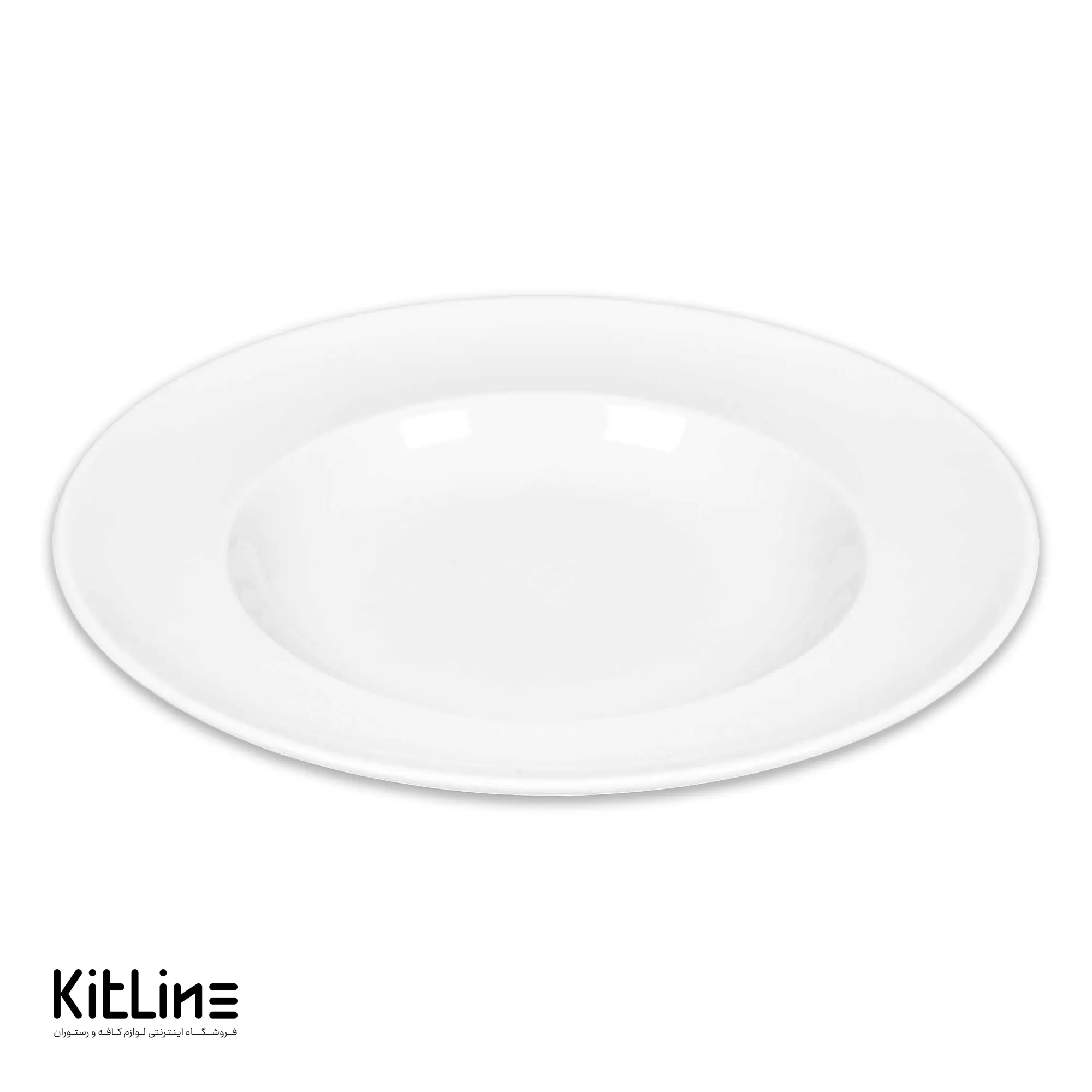 بشقاب گود پرسلین ۳۰ سانتیمتری کلاسیک سفید رک (RAK)