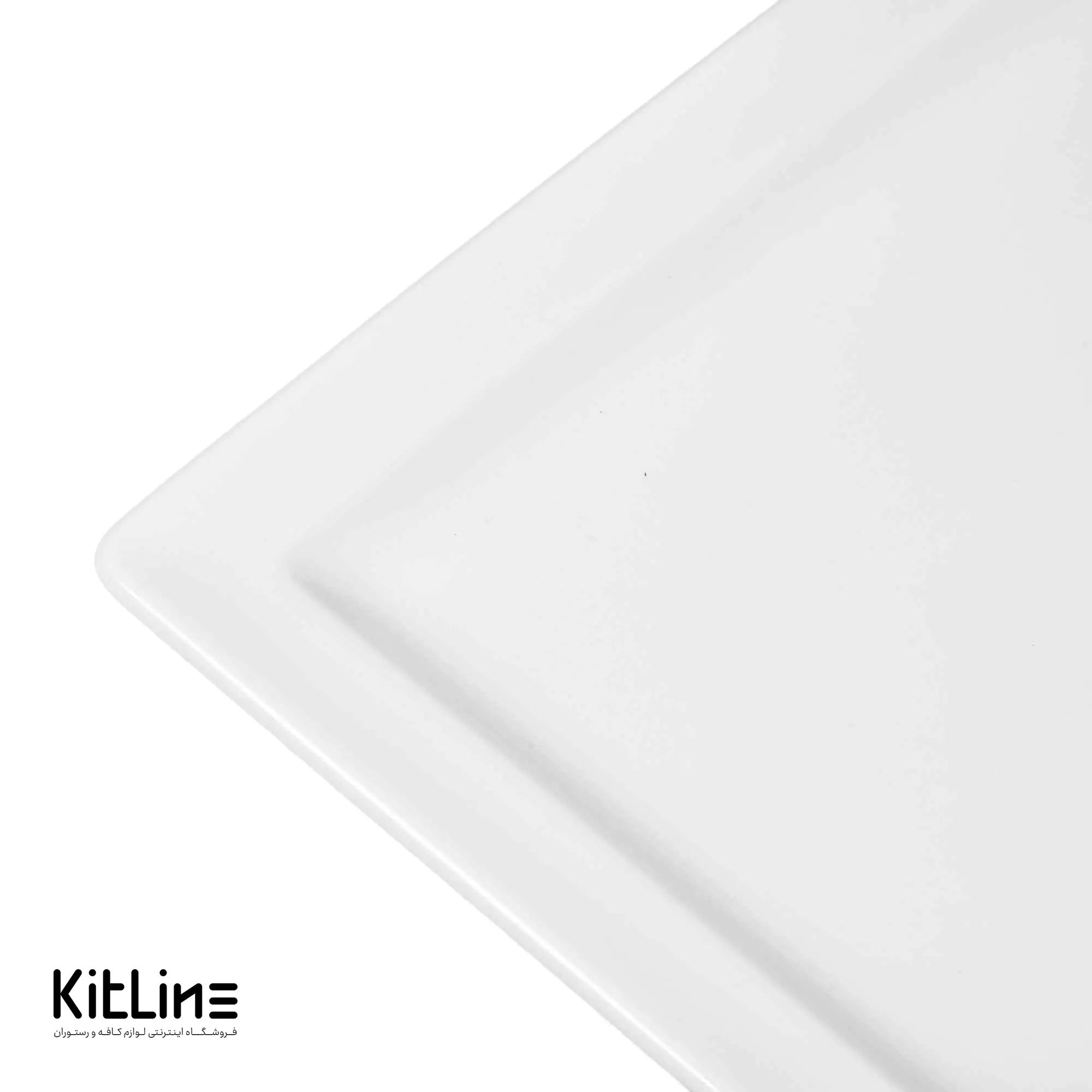 بشقاب پرسلین ۲۳×۳۳ سانتیمتری کلاسیک سفید رک (RAK) - تصویر 3