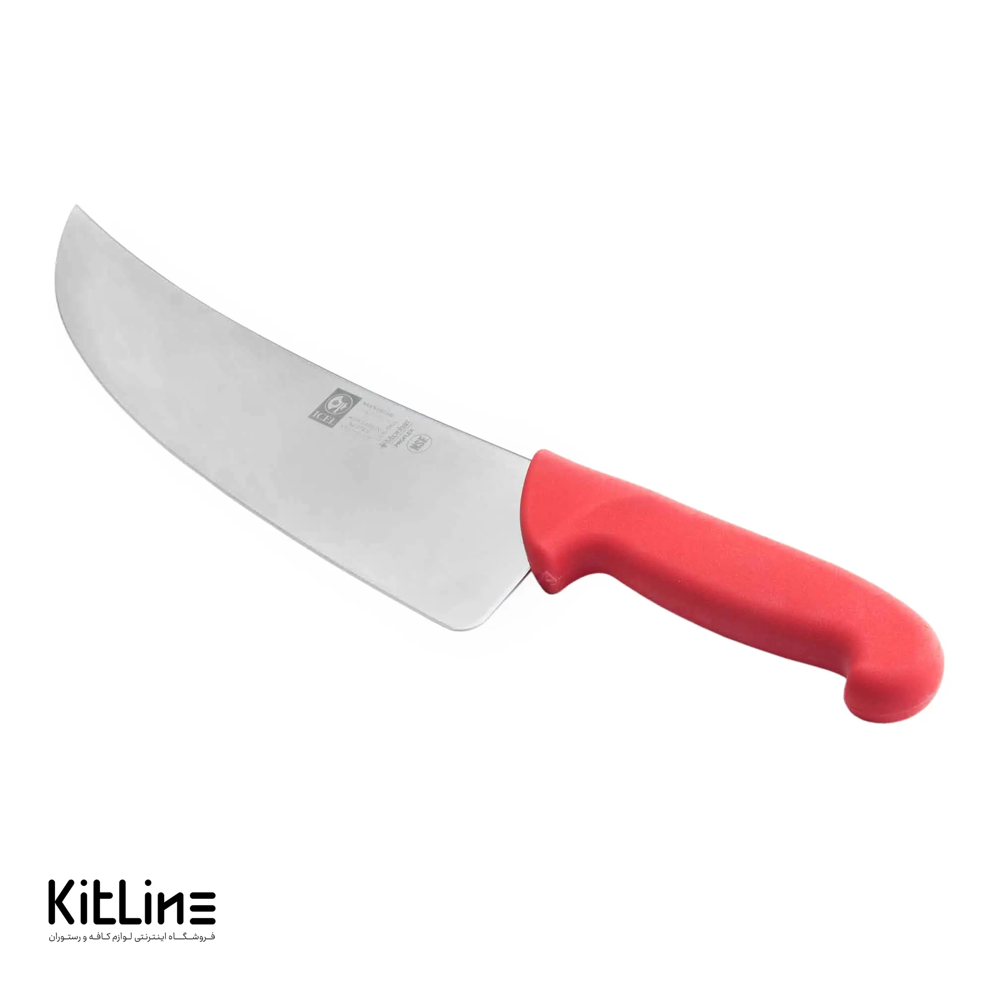چاقو قصابی ۲۸ سانتیمتری ایسل دسته قرمز - تصویر 3