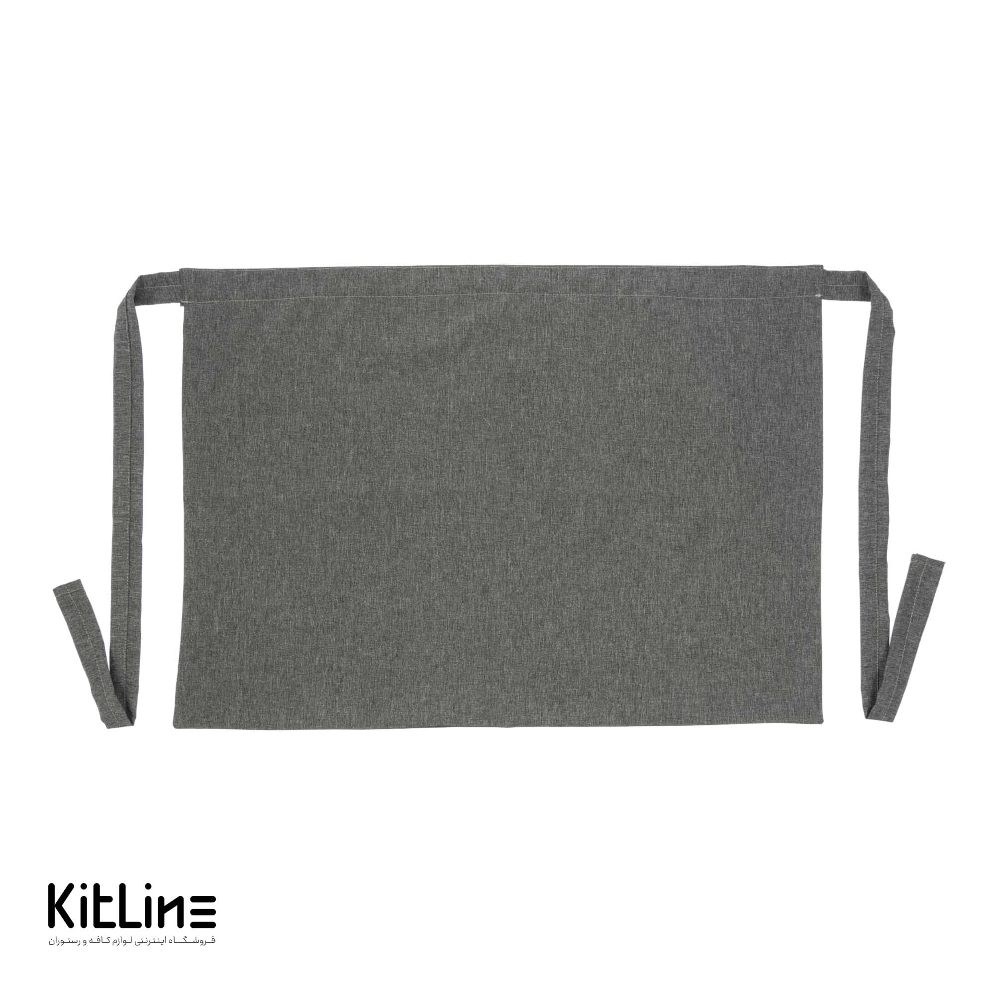 نیم پیشبند ملانژ طوسی روشن - تصویر 3