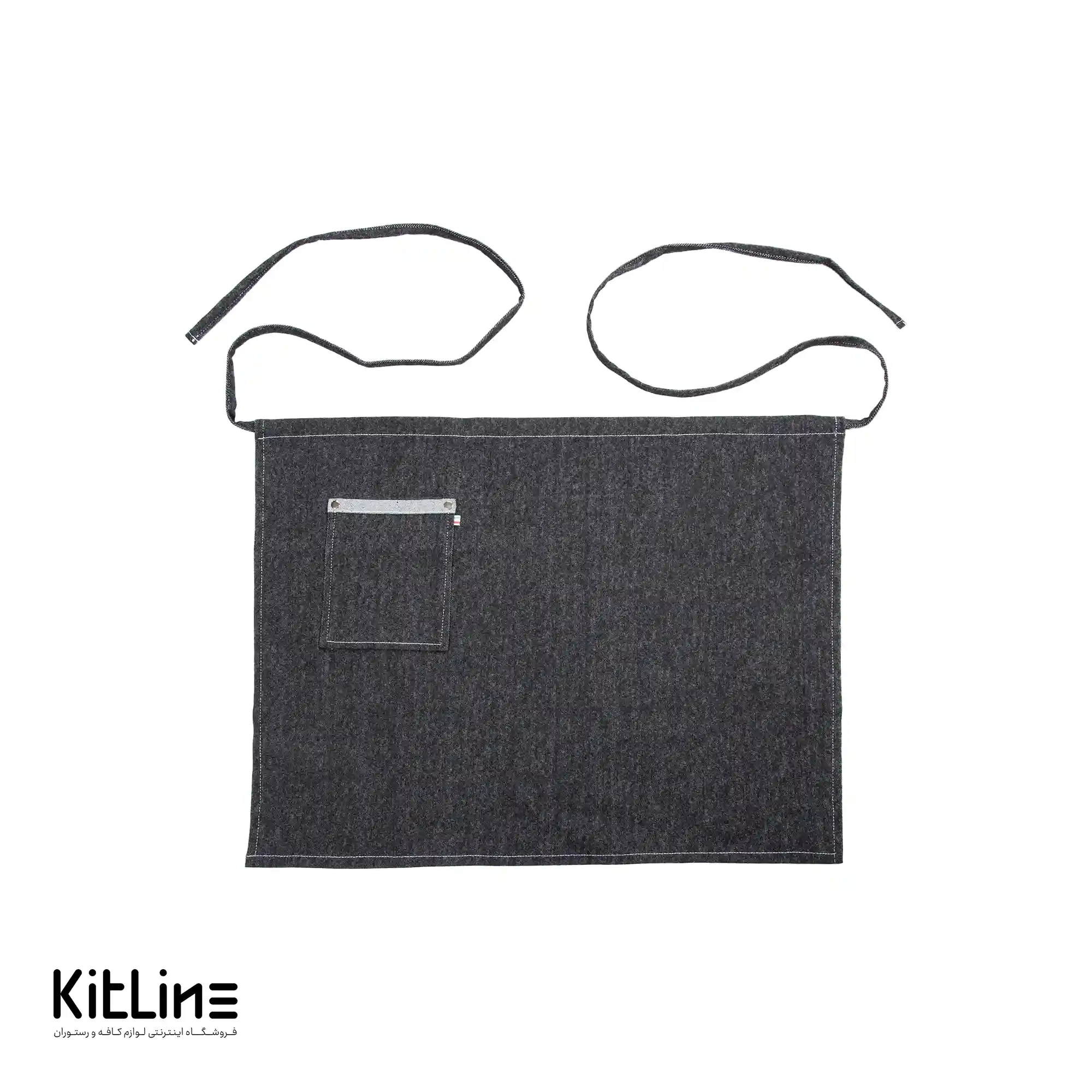 نیم پیشبند جین تک جیب کیوان - تصویر 3