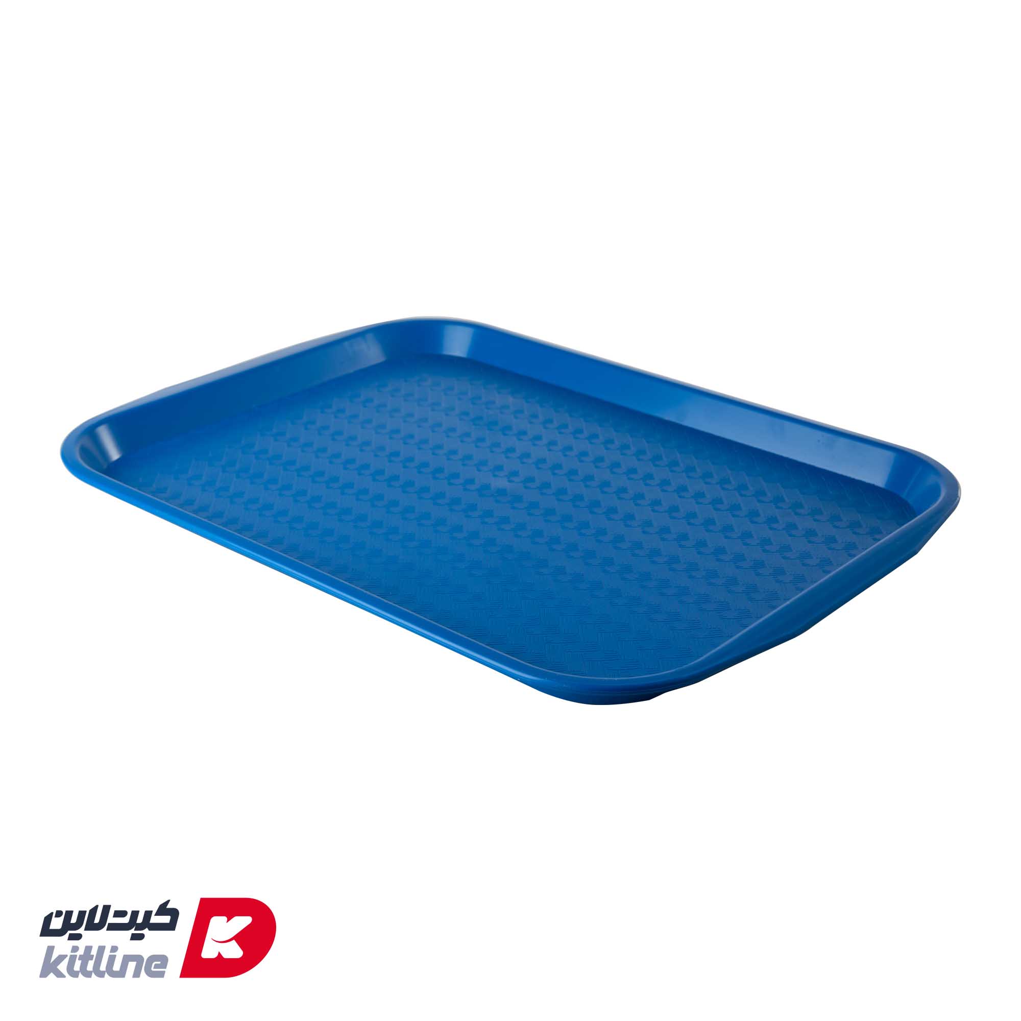 سینی پلی پروپیلن ۴۵x۳۵ سانتیمتری آبی کیچن تک