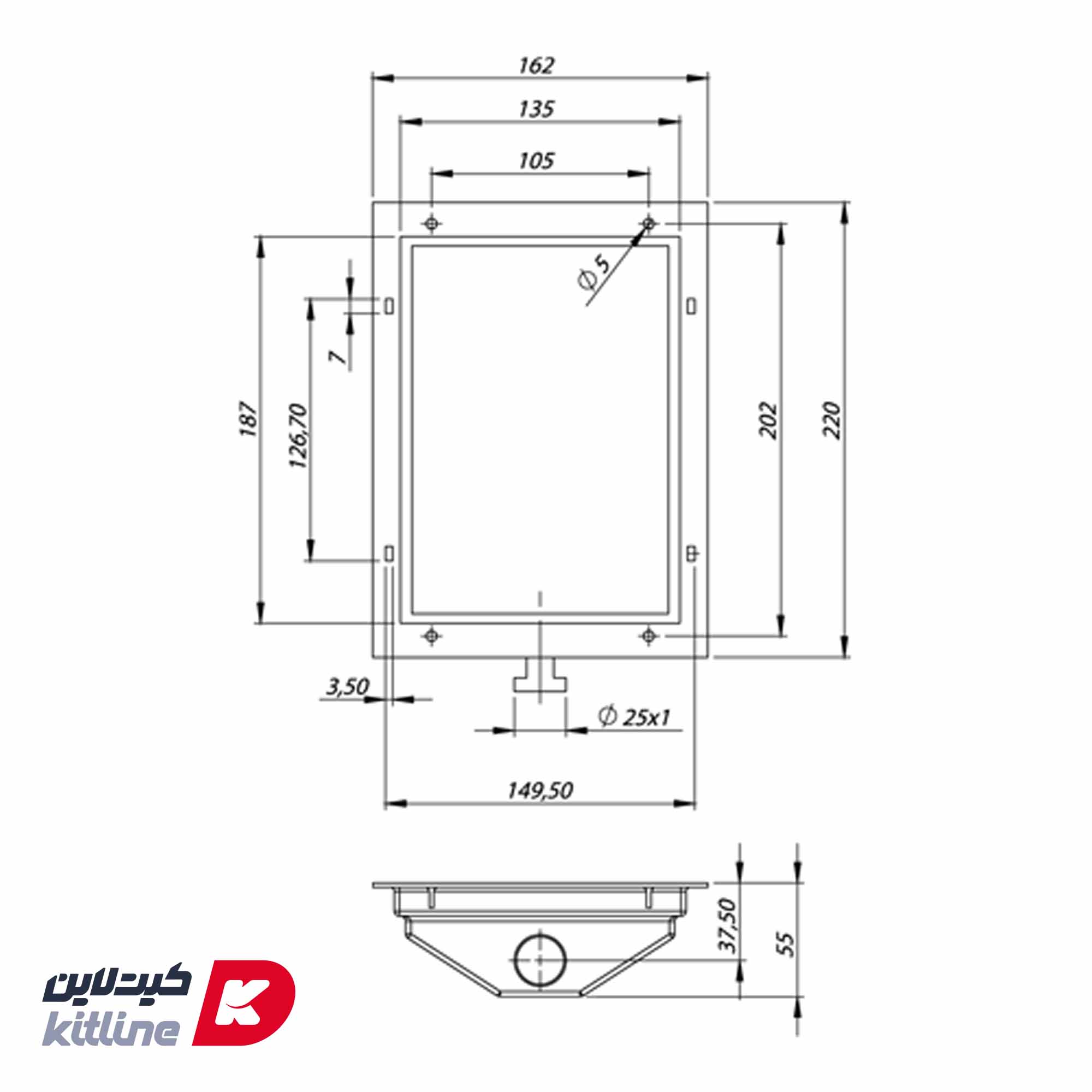 برنر تابشی همراه با توری Liva کد 620.061.466 - تصویر 4
