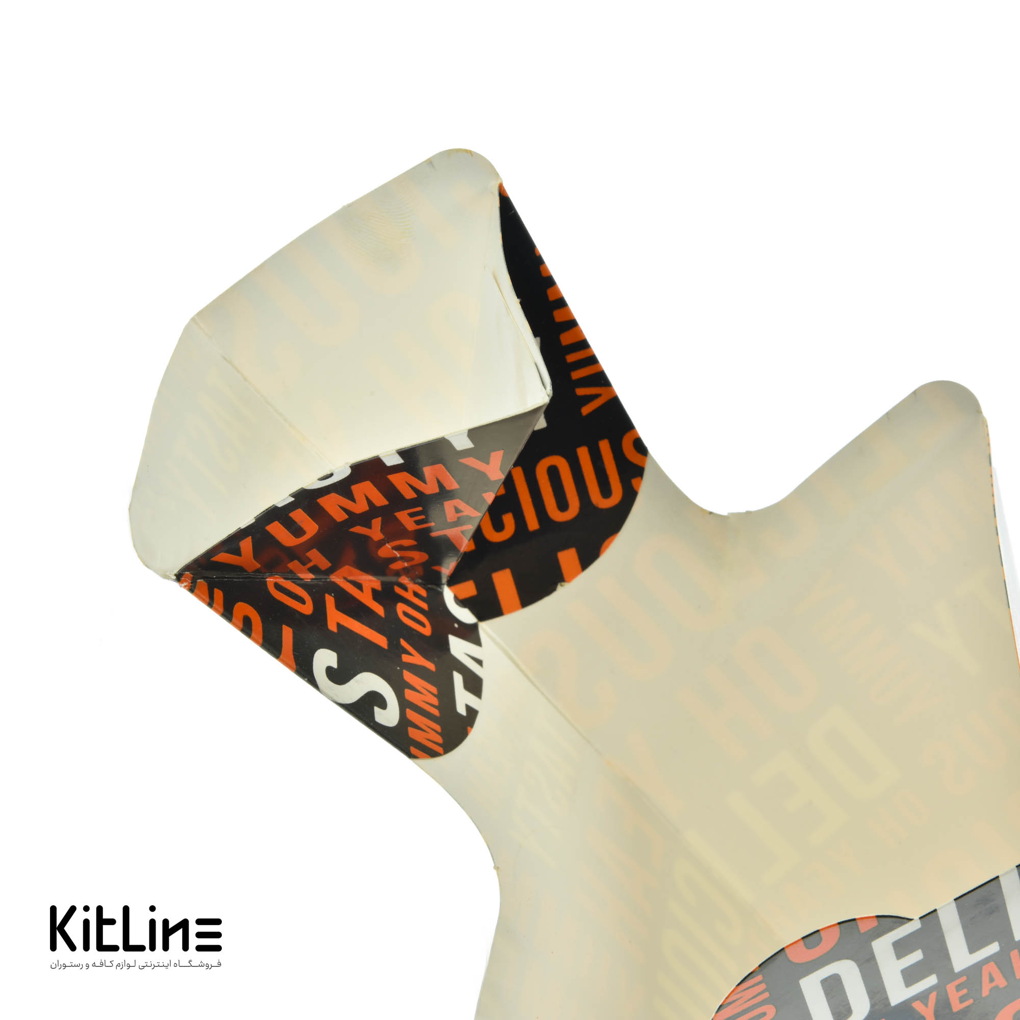 قیف سیب زمینی سرخ کرده یکبار مصرف کاغذی همراه با جای سس (کارتن ۲۳۰ عددی) - تصویر 3